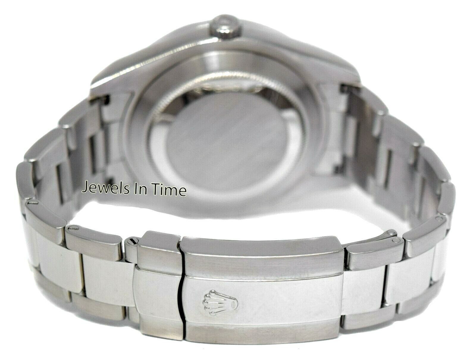 Rolex Datejust II Steel Silver/Purple Dial & Diamond Bezel 41mm Watch Box 116334