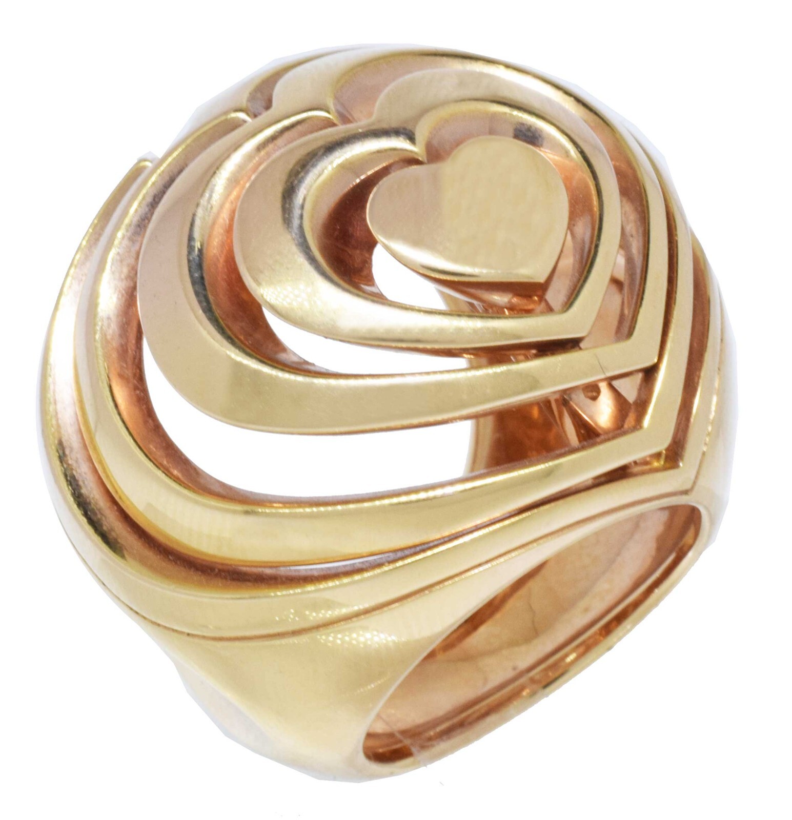 Chopard Anello Xtravaganza 18K Heart Ring Size 6 826979-5110
