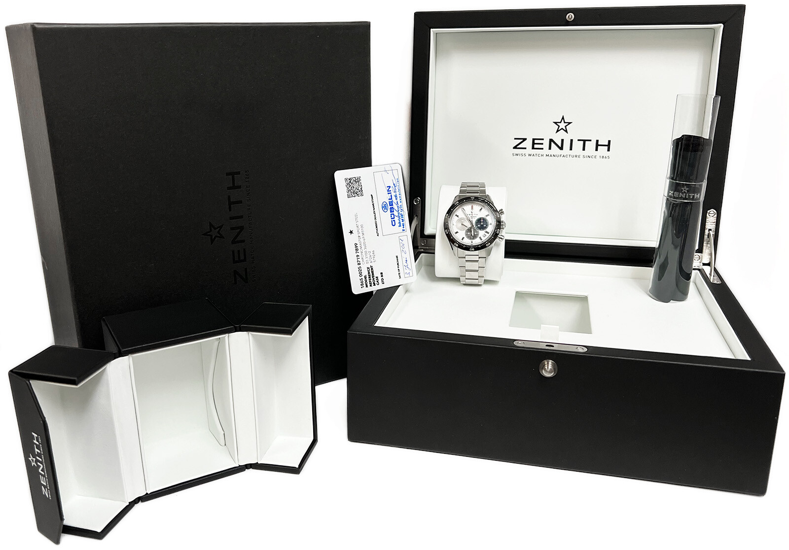 Zenith Chronomaster Sport El Primero Steel Mens 41mm Watch B/P '21 03.3100.3600