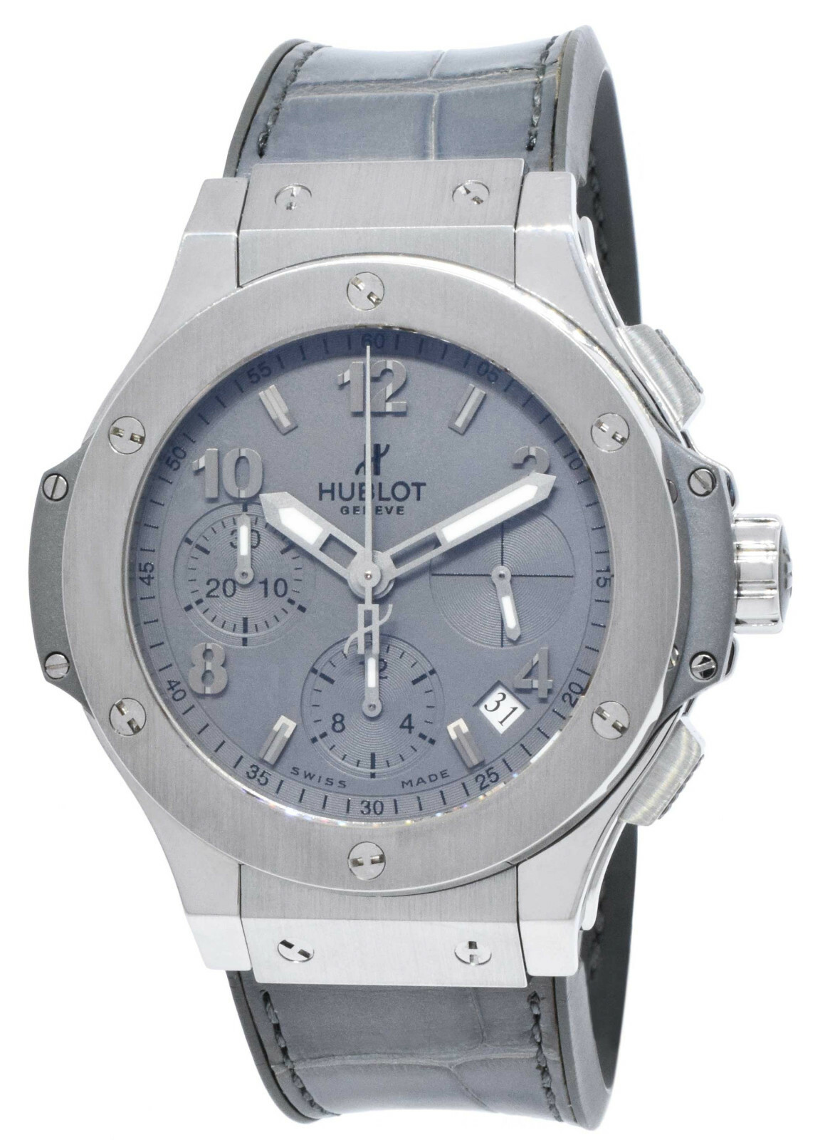 Hublot Big Bang Earl Gray Steel Chronograph 41mm Automatic Watch 342.ST.5010.LR Hublot Big Bang Earl Gray Steel Chronograph 41mm Automatic Watch 342.ST.5010.LR
