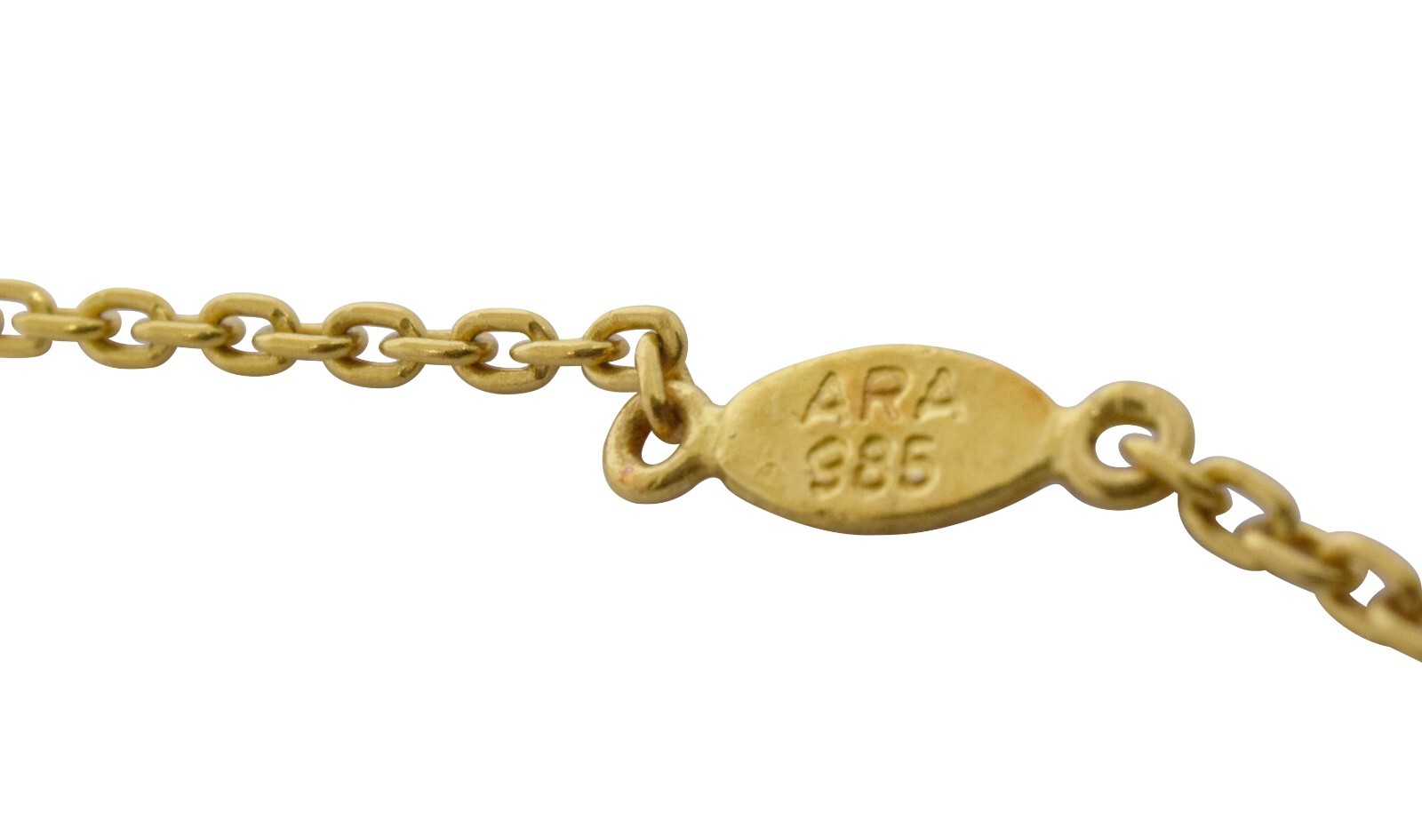 Ladies Pendant 8 Floating Diamonds 18k Gold 16" Chain