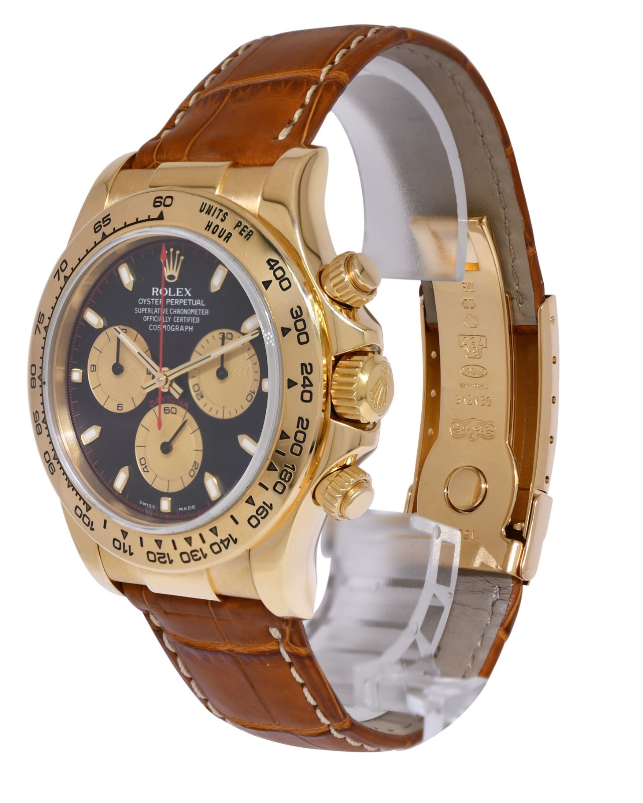 Rolex Daytona Chronograph Paul Newman 18k Yellow Gold 40mm Watch K 116518