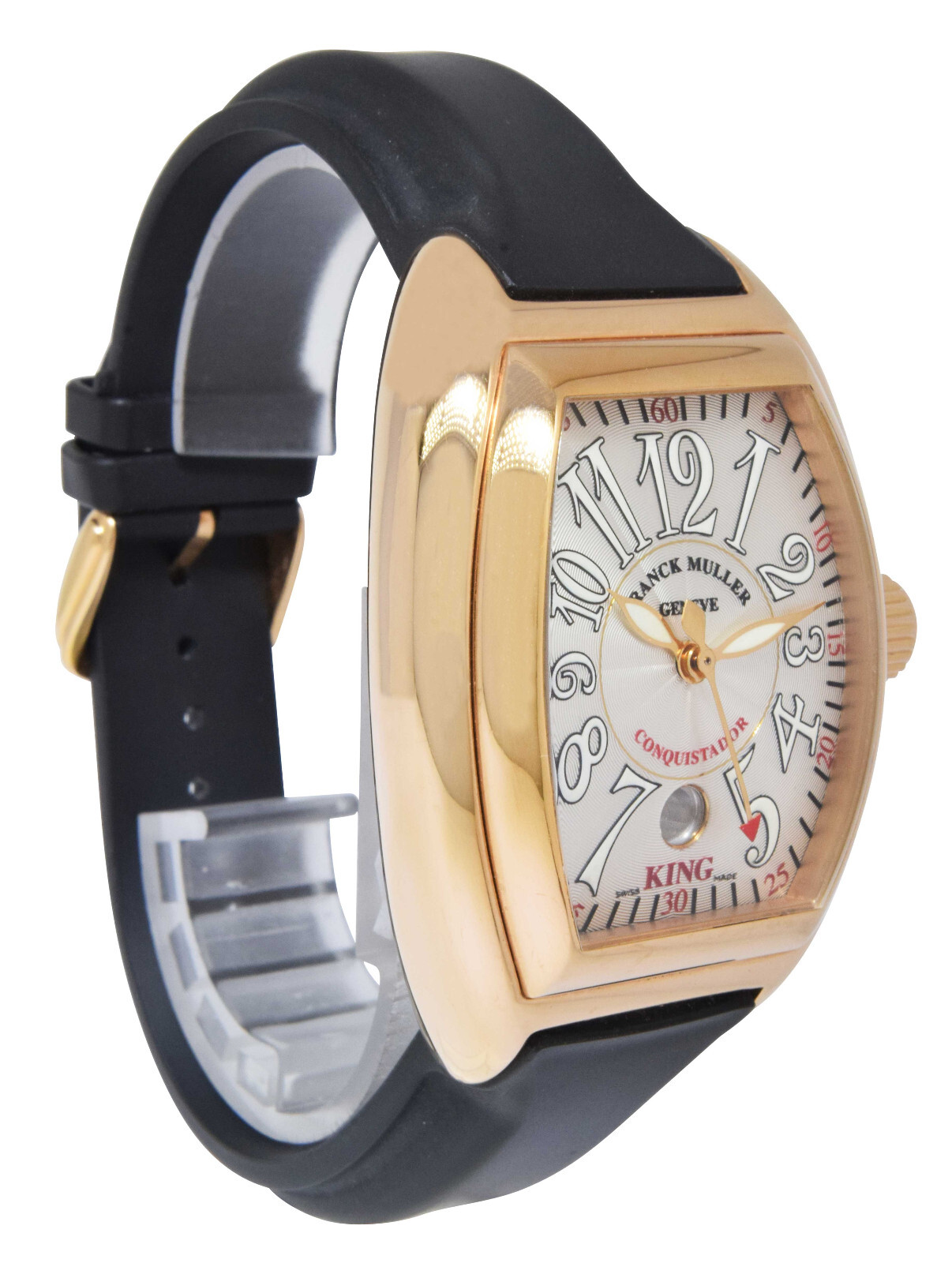 Franck Muller Conquistador KING 18k Rose Gold Mens 40mm Watch 8002 SC King
