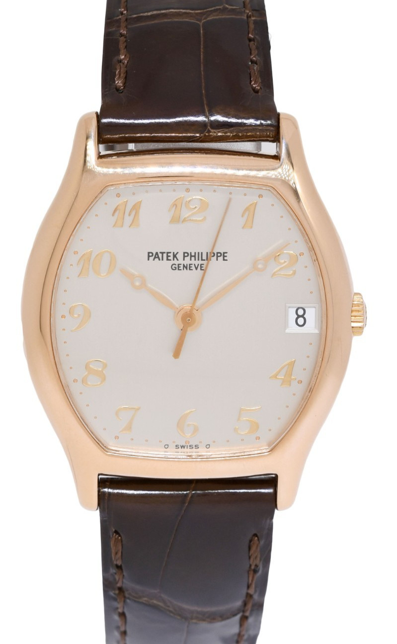 Patek Philippe 5030 Gondolo 18k Rose Gold Tonneau Mens Automatic Watch 5030R