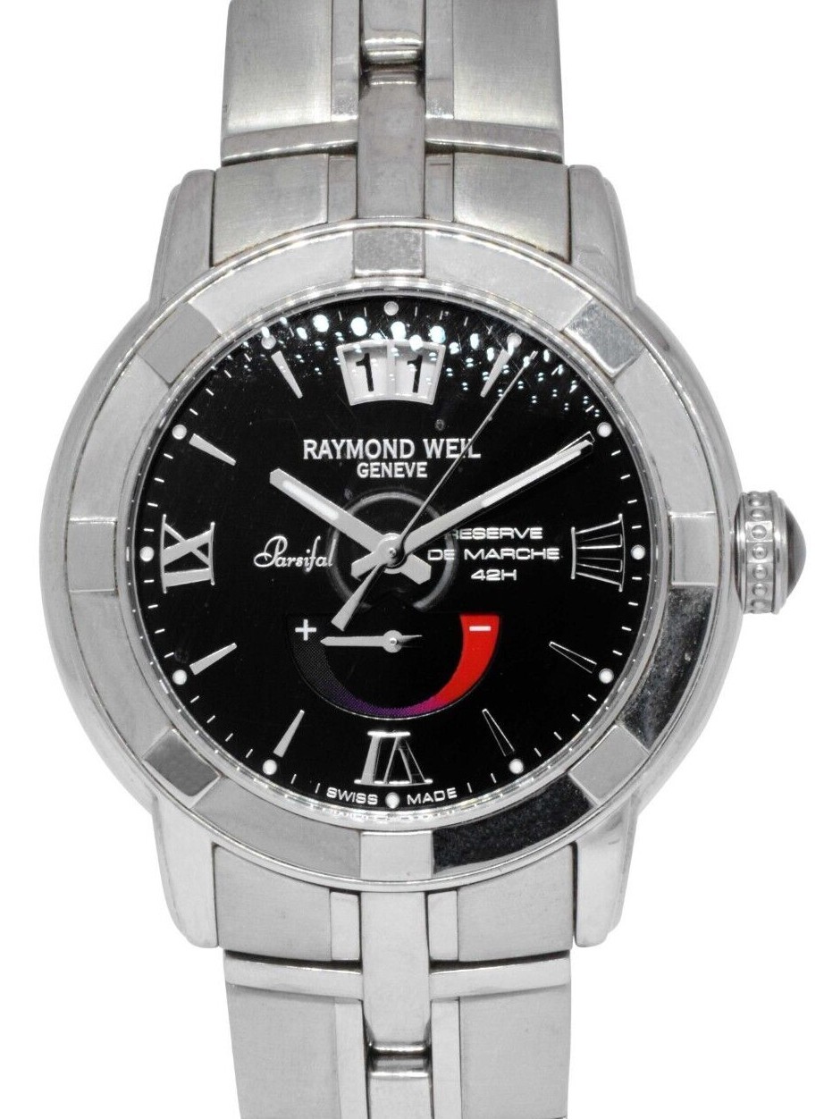 Raymond Weil Parsifal Steel Black Dial Mens 40mm Automatic Watch 2843-ST-00207 Raymond Weil Parsifal Steel Black Dial Mens 40mm Automatic Watch 2843-ST-00207