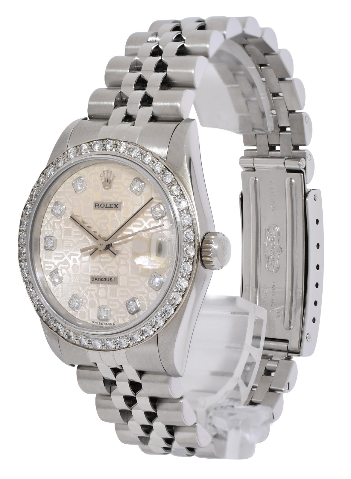 Rolex Datejust Steel Jubilee Diamond Dial/Bezel Ladies 31mm Watch T 68274