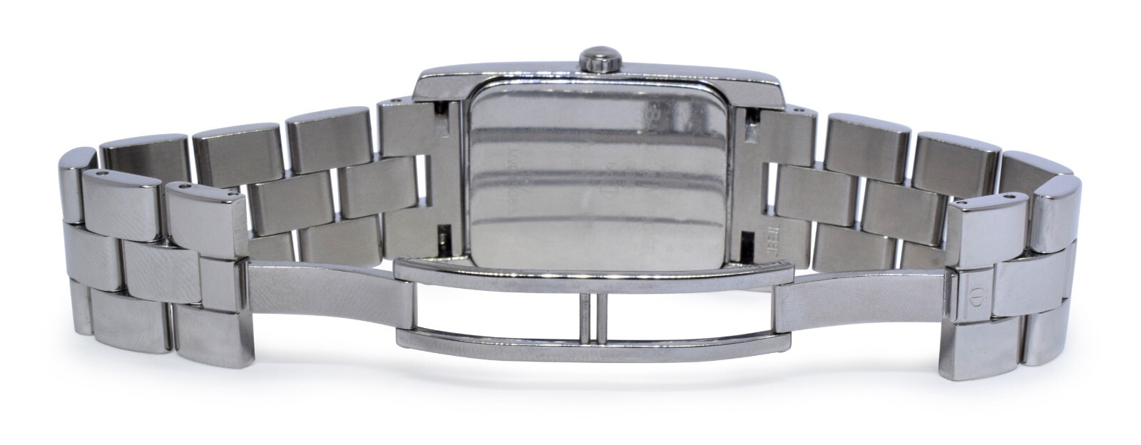 Baume & Mercier Hampton Stainless Steel Salmon Dial Ladies Quartz Watch MV045063