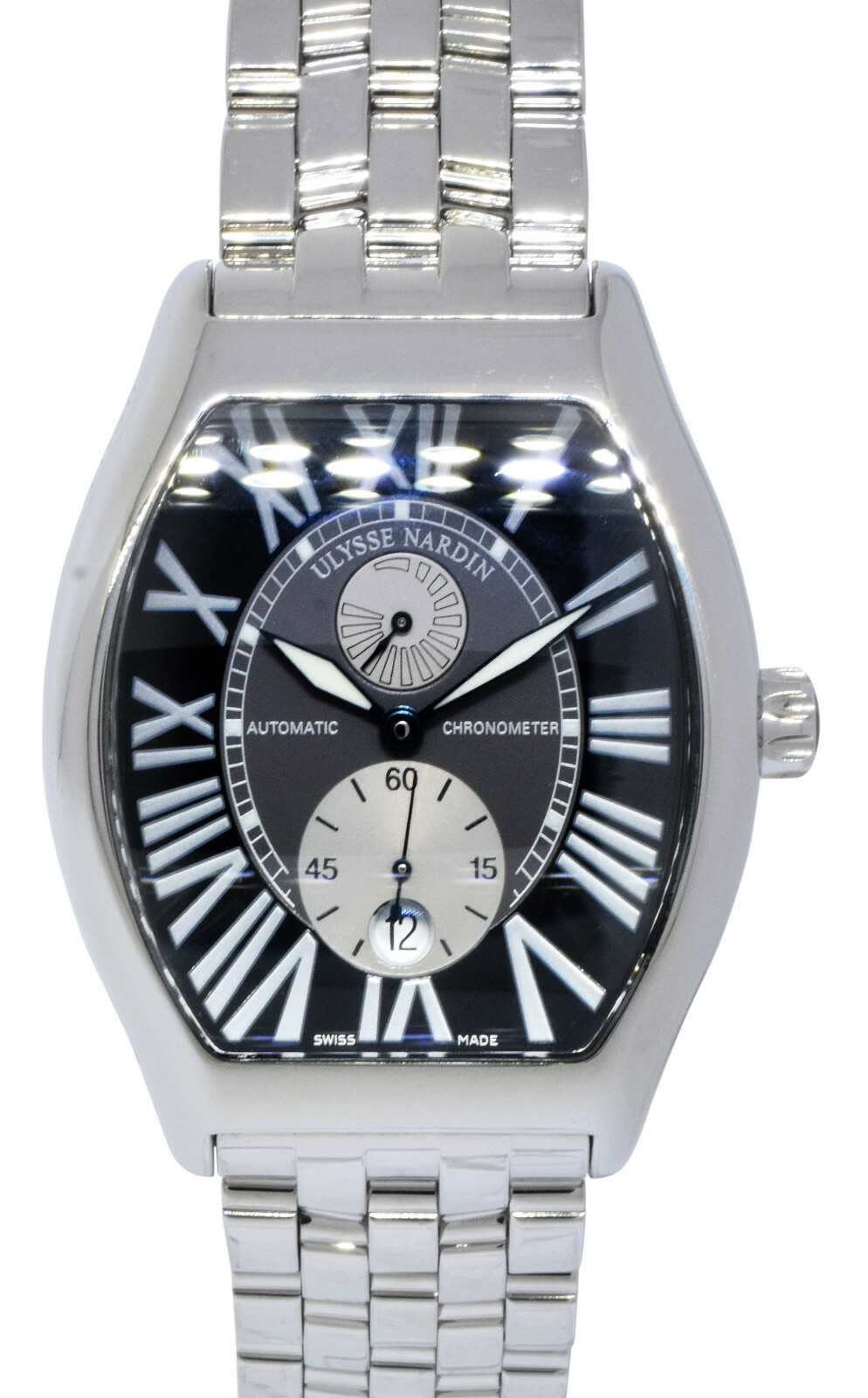 Ulysse Nardin Michelangelo Gigante Steel Gray/Black Dial Mens Watch 273-68 Ulysse Nardin Michelangelo Gigante Steel Gray/Black Dial Mens Watch 273-68