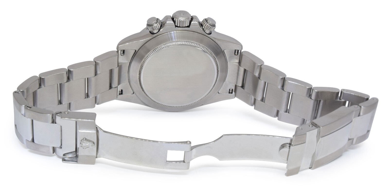 Rolex Daytona Steel Black/White Dial Anniversary Custom Mens 40mm Watch Z 116520