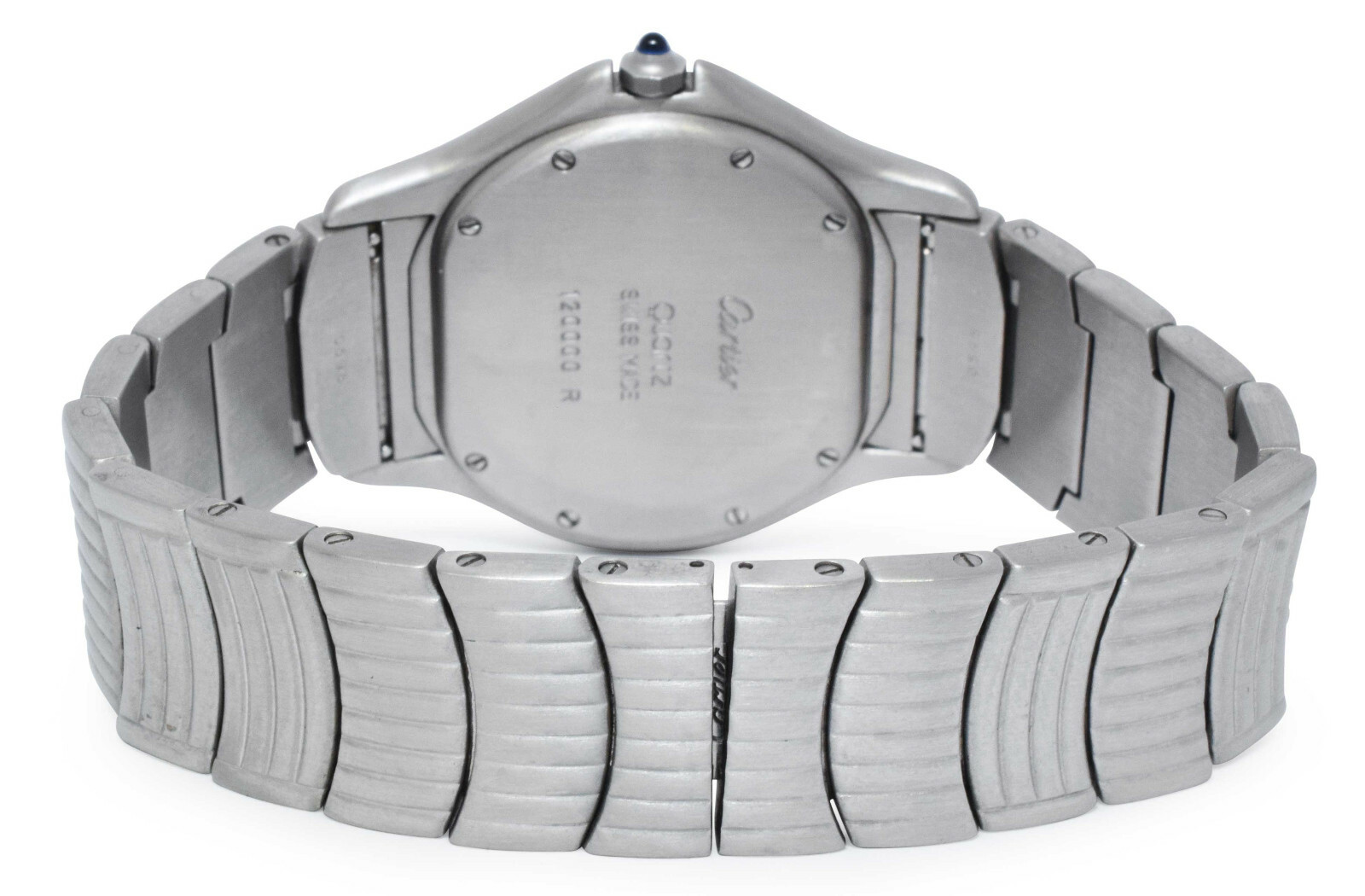 Cartier Panthere Cougar Steel Black Dial Ladies 33mm Quartz Watch 120000 R Cartier Panthere Cougar Steel Black Dial Ladies 33mm Quartz Watch 120000 R