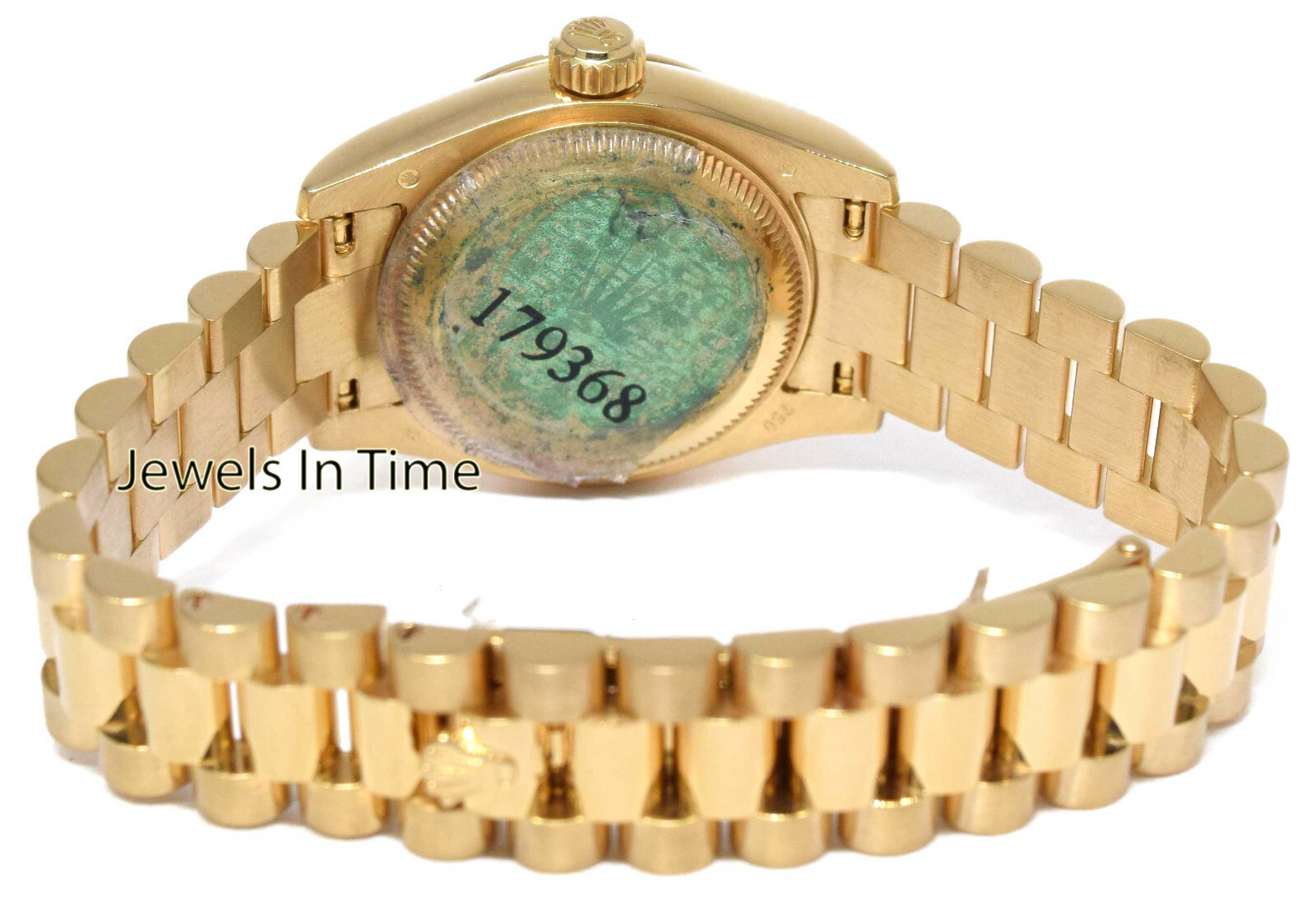 Rolex Datejust President 18k YG White Roman w/Diamonds Ladies 26mm Watch 179368 Rolex Datejust President 18k YG White Roman w/Diamonds Ladies 26mm Watch 179368