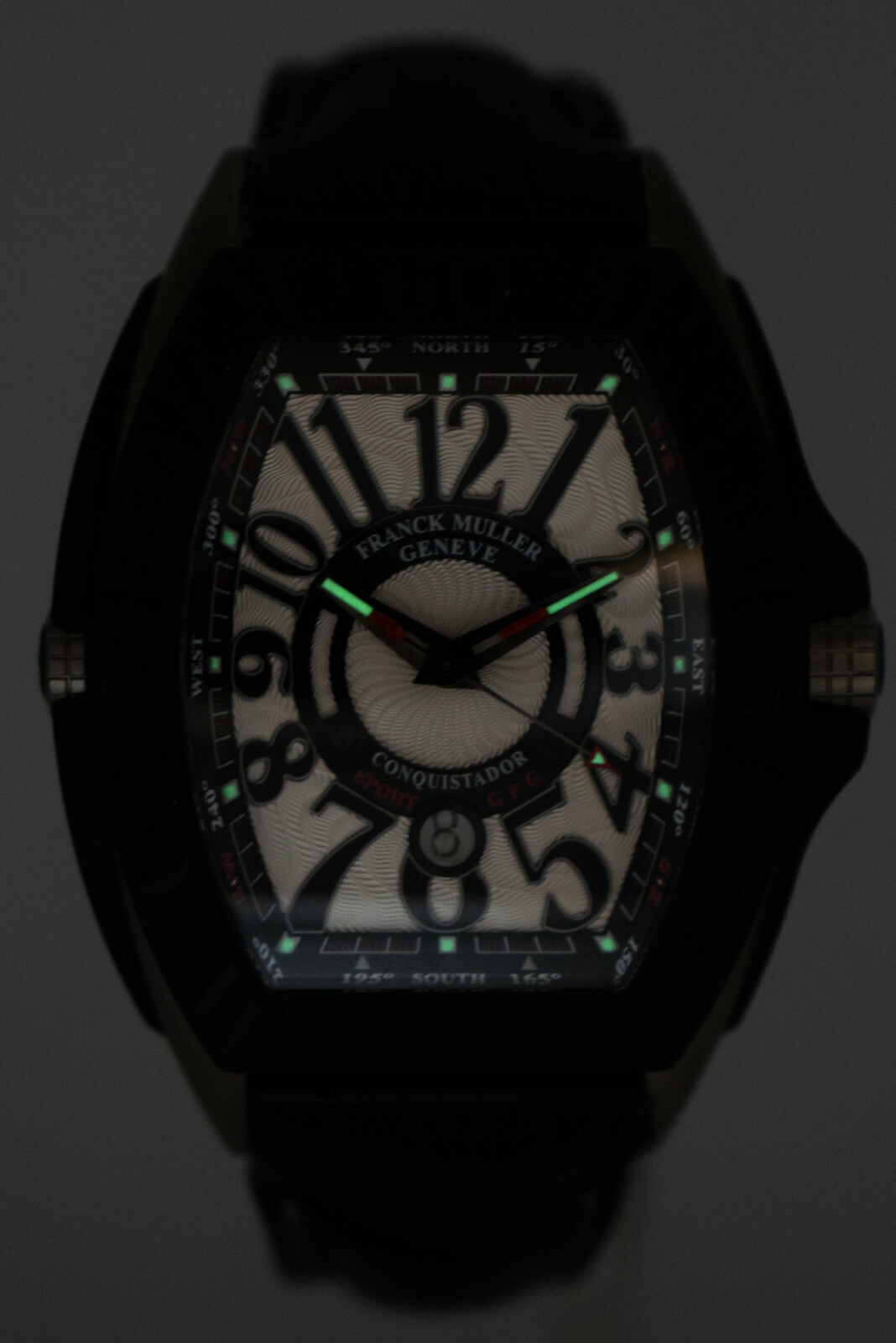 Franck Muller Conquistador Grand Prix Titanium SPORT Mens Watch B/P 9900 SC GP
