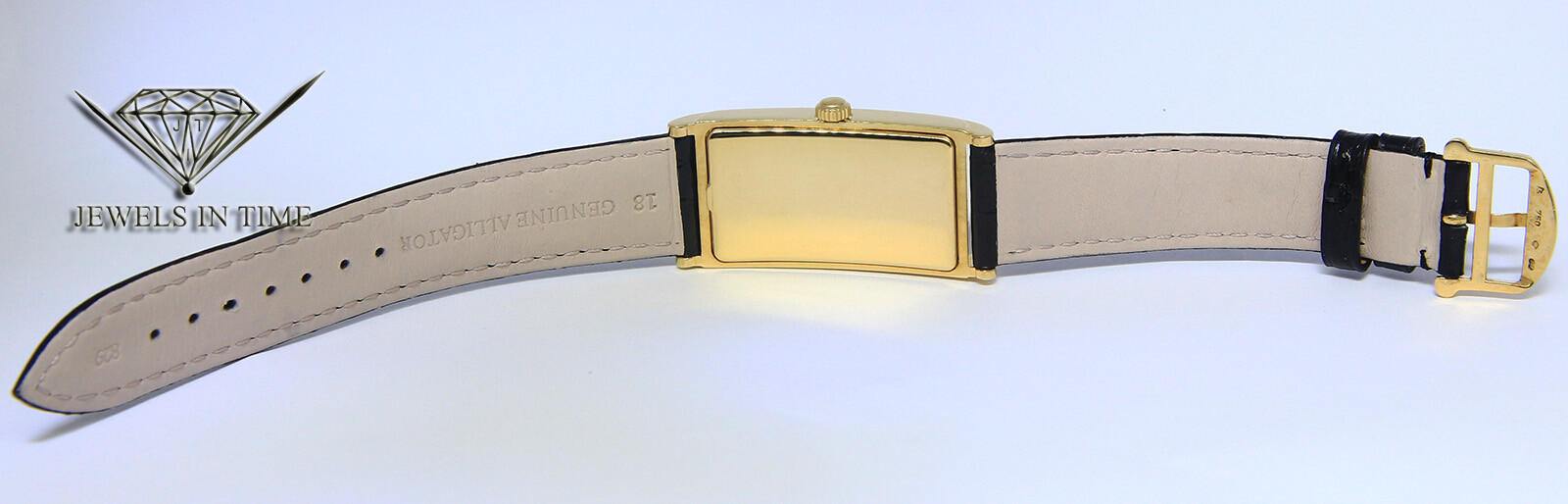 IWC Venezia 18k Yellow Gold White Dial Manual Wind Watch 2553