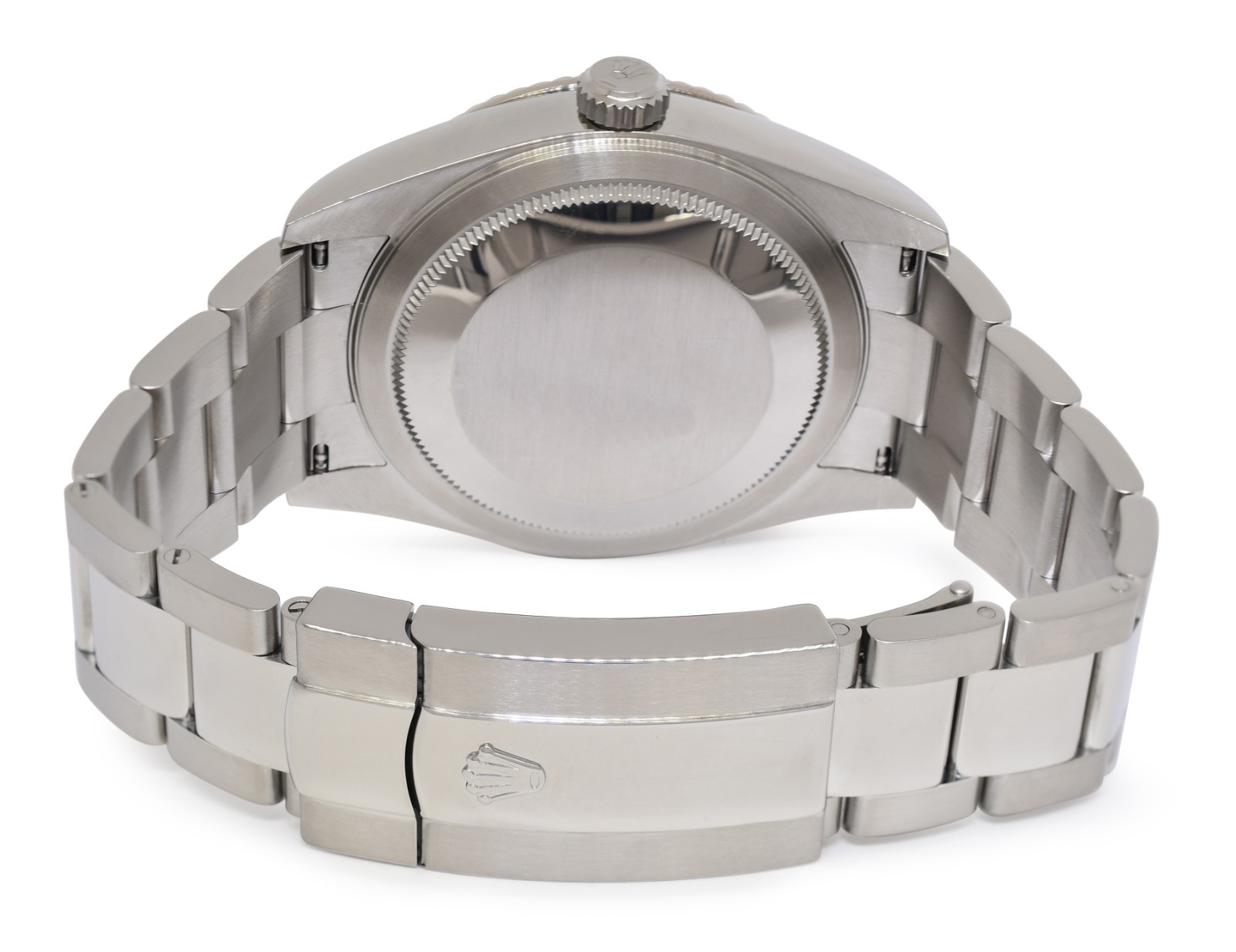 Rolex Sky-Dweller Steel & 18k Gold Bezel White Dial 42mm Watch B/P '22 326934