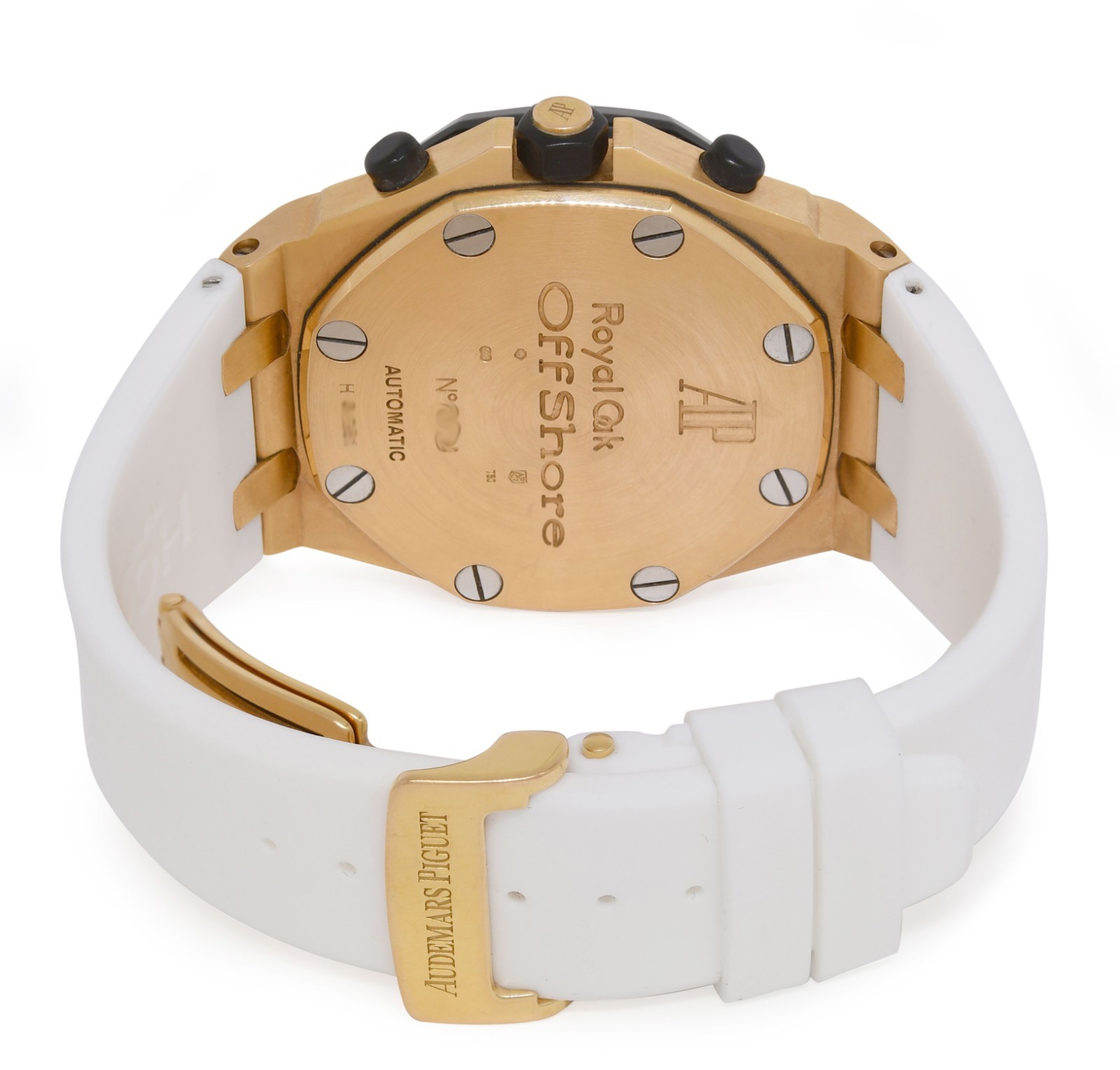 Audemars Piguet Royal Oak Offshore Rose Gold RubberClad 42mm Watch B/P 25940OK
