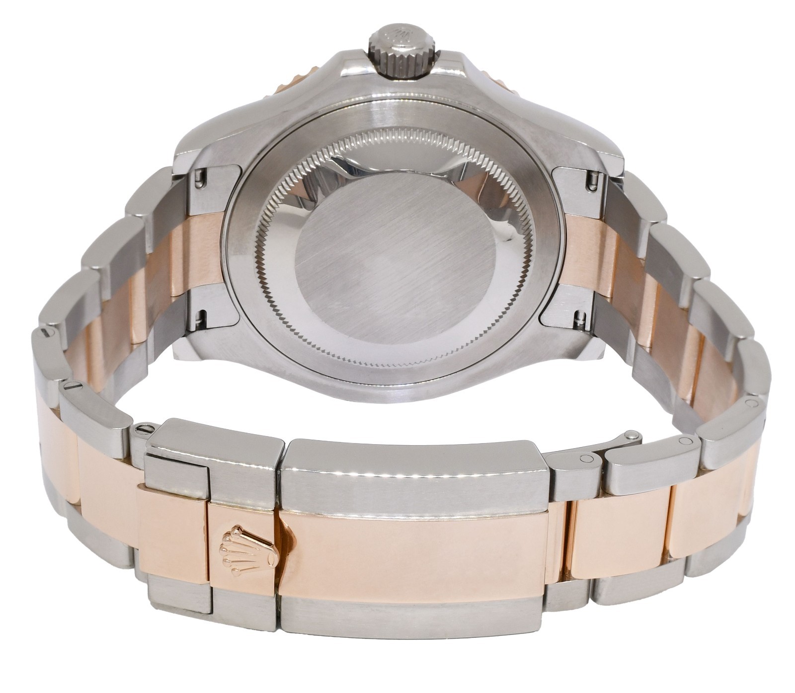 Rolex Yacht-Master 18k RG/Steel Chocolate Dial Mens 40mm Watch 116621