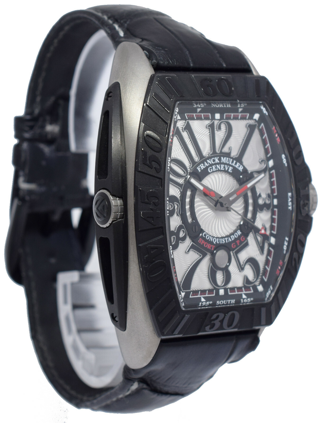 Franck Muller Conquistador Grand Prix Titanium SPORT Mens Watch B/P 9900 SC GP