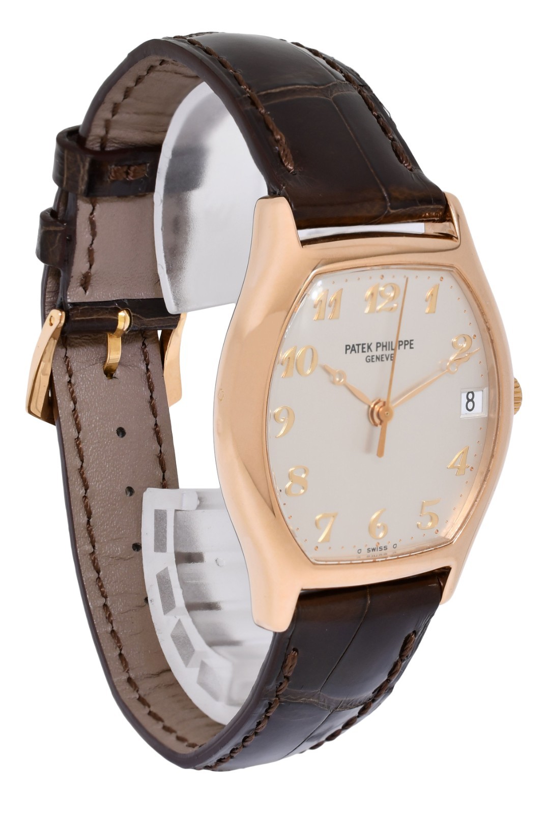 Patek Philippe 5030 Gondolo 18k Rose Gold Tonneau Mens Automatic Watch 5030R