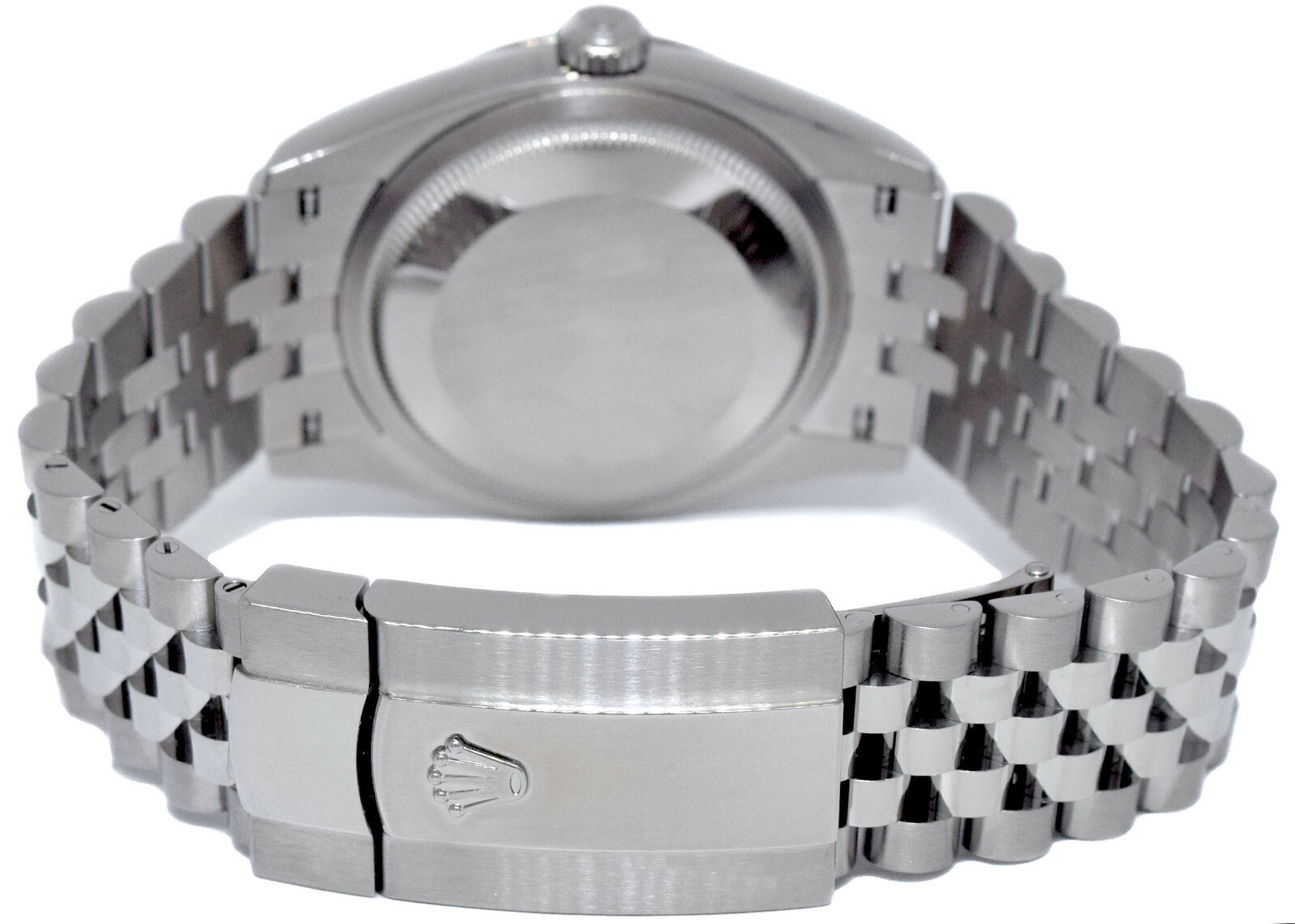 NOS Rolex Datejust Steel Black Diamond Dial Mens 36mm Watch '21 B/P 126234