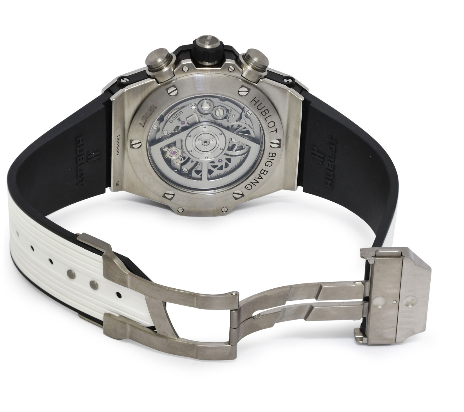 Hublot Big Bang Unico Titanium Pave Diamond 45mm Watch 411.NX.1170.RX.1704