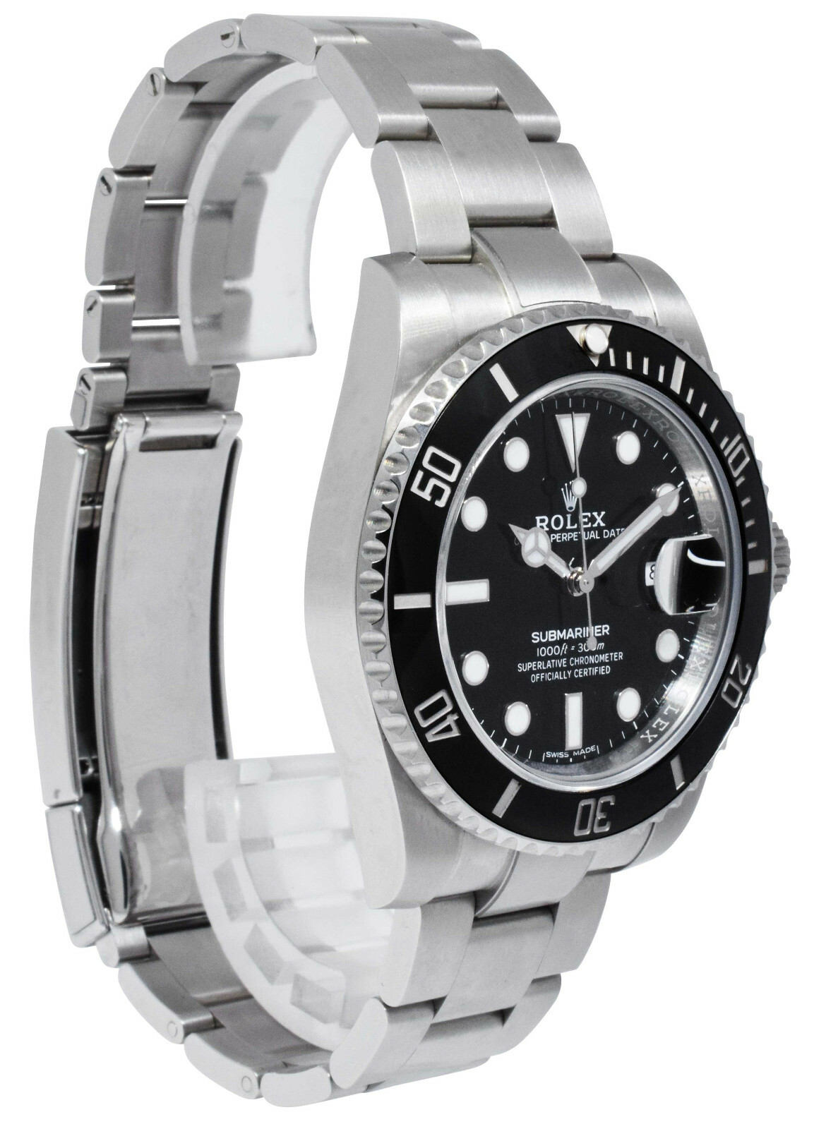 Rolex Submariner Date Steel Ceramic Mens 40mm Watch B/P NOS 2020 116610