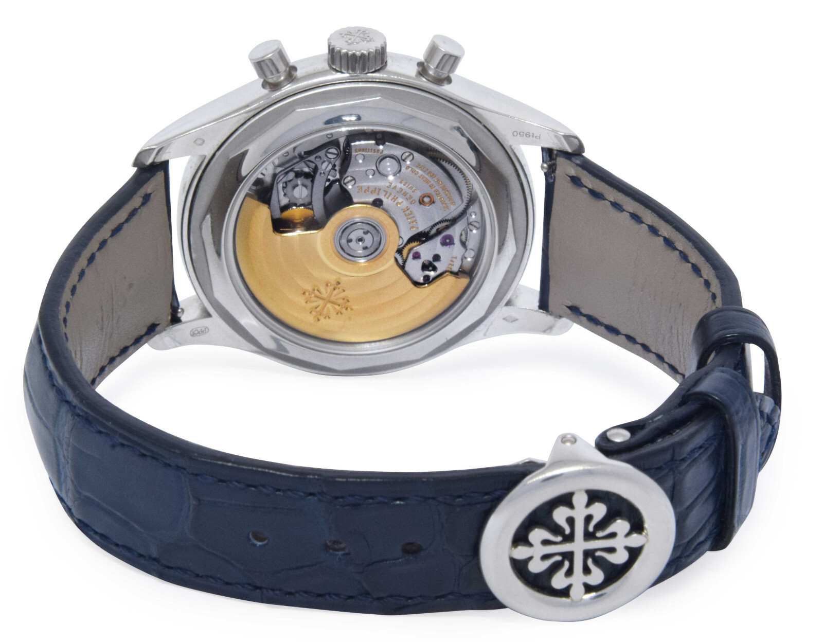 Patek Philippe 5960 Annual Calendar Chronograph Platinum Watch Box/Papers 5960P