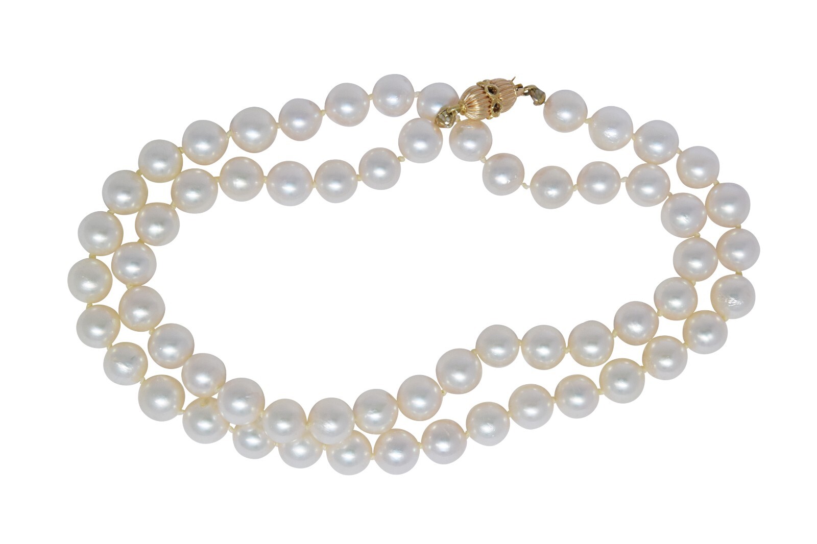 18" Cult Pearl Necklace with a 14K Yellow Gold Clasp
