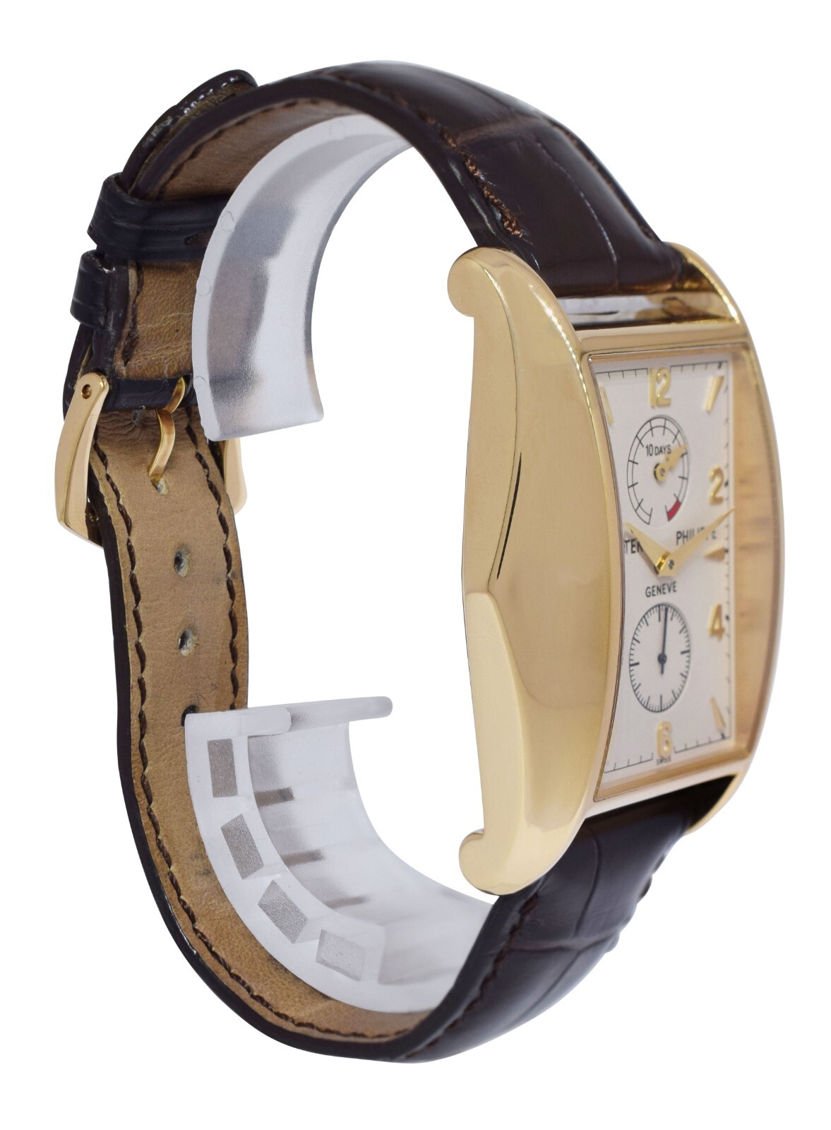 Patek Philippe 5100 Gondolo 18k Yellow Gold Watch 10 Day Power Reserve B/P 5100J