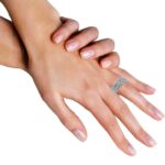 Bvlgari Parentesi 18k White Gold Band Ring Size 4.75 Open Design Bvlgari Parentesi 18k White Gold Band Ring Size 4.75 Open Design