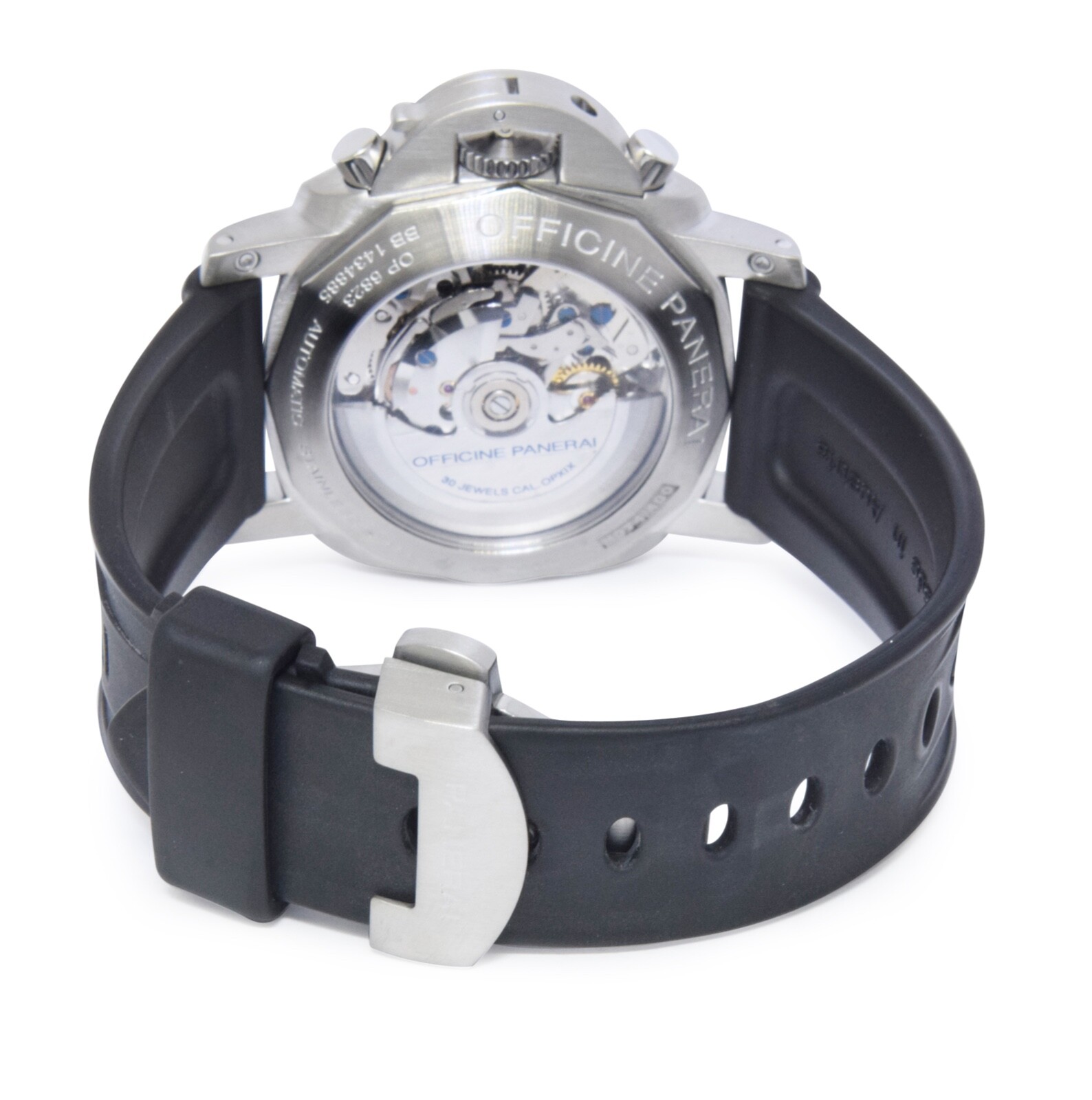 Panerai Luminor Flyback Chronograph PAM 361 Steel Black Dial 44mm Watch PAM00361