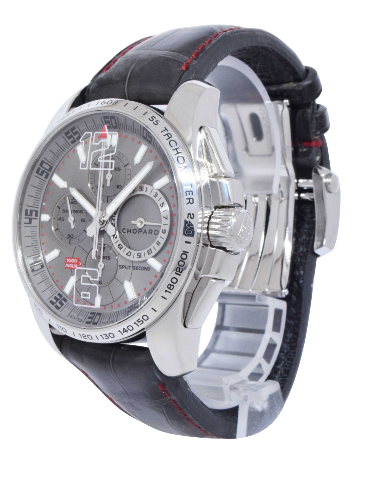 Chopard Mille Miglia GT XL Chrono Split Second Steel Grey 44mm Watch B/B 16/8513