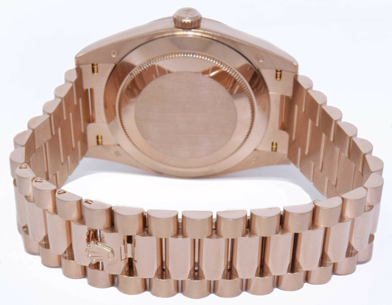 Rolex Day-Date 40 18k RG Chocale & Diamond Dial Mens Watch Box/Papers '18 228235
