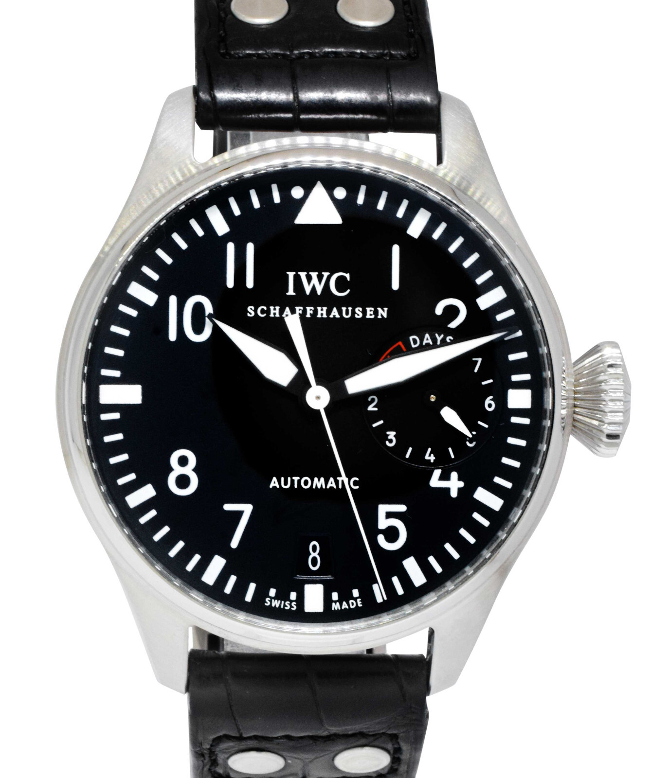 IWC Big Pilot 5004 Steel 7 Day Power Reserve Mens 46mm Automatic Watch IW500401 IWC Big Pilot 5004 Steel 7 Day Power Reserve Mens 46mm Automatic Watch IW500401