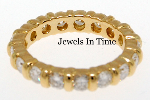 Eternity Band 18K Yellow Gold & 2.04ct Diamonds