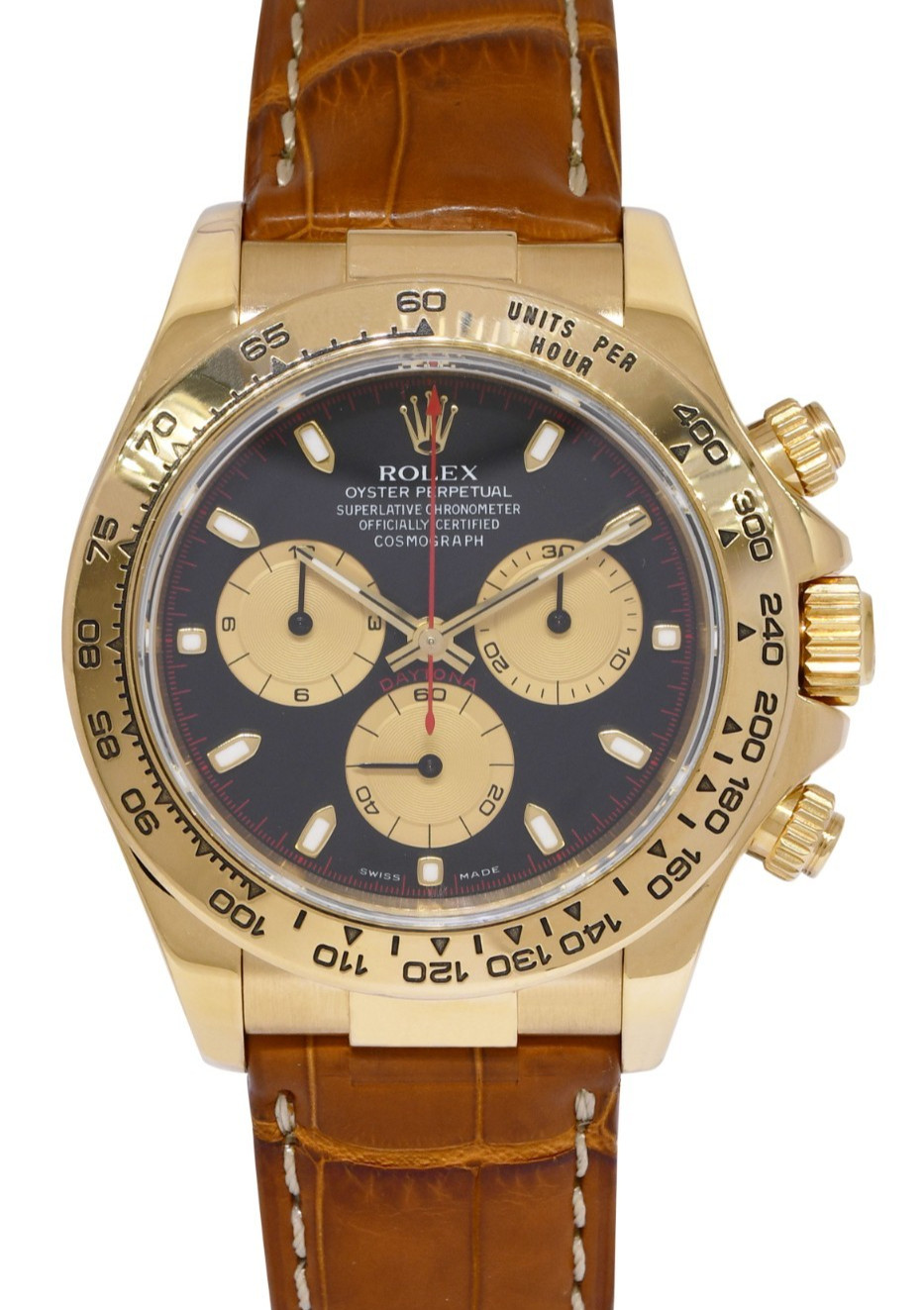 Rolex Daytona Chronograph Paul Newman 18k Yellow Gold 40mm Watch K 116518 Rolex Daytona Chronograph Paul Newman 18k Yellow Gold 40mm Watch K 116518