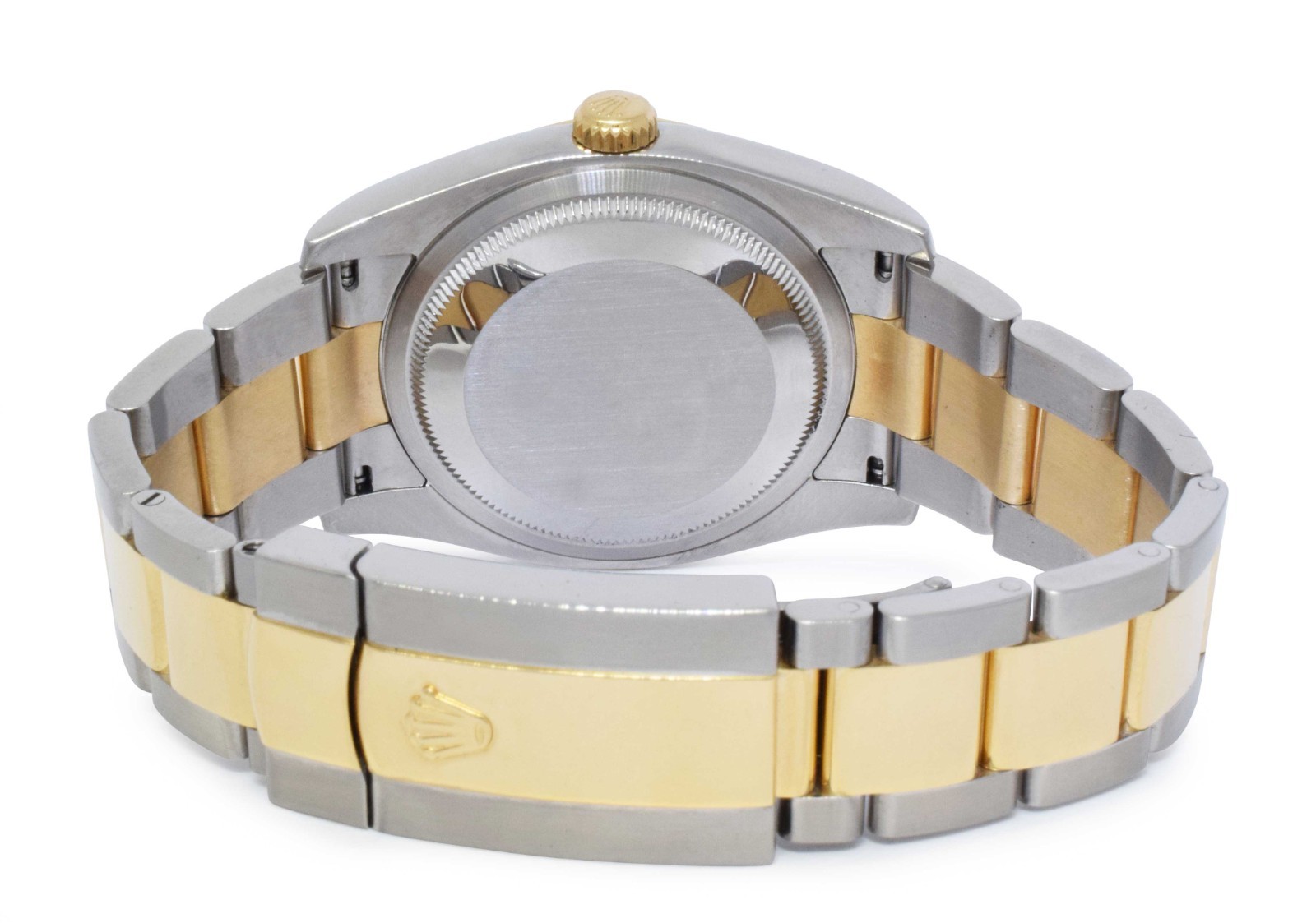 Rolex Datejust 18k Yellow Gold/Steel Champagne Jubilee Diamond 36mm Watch 116233