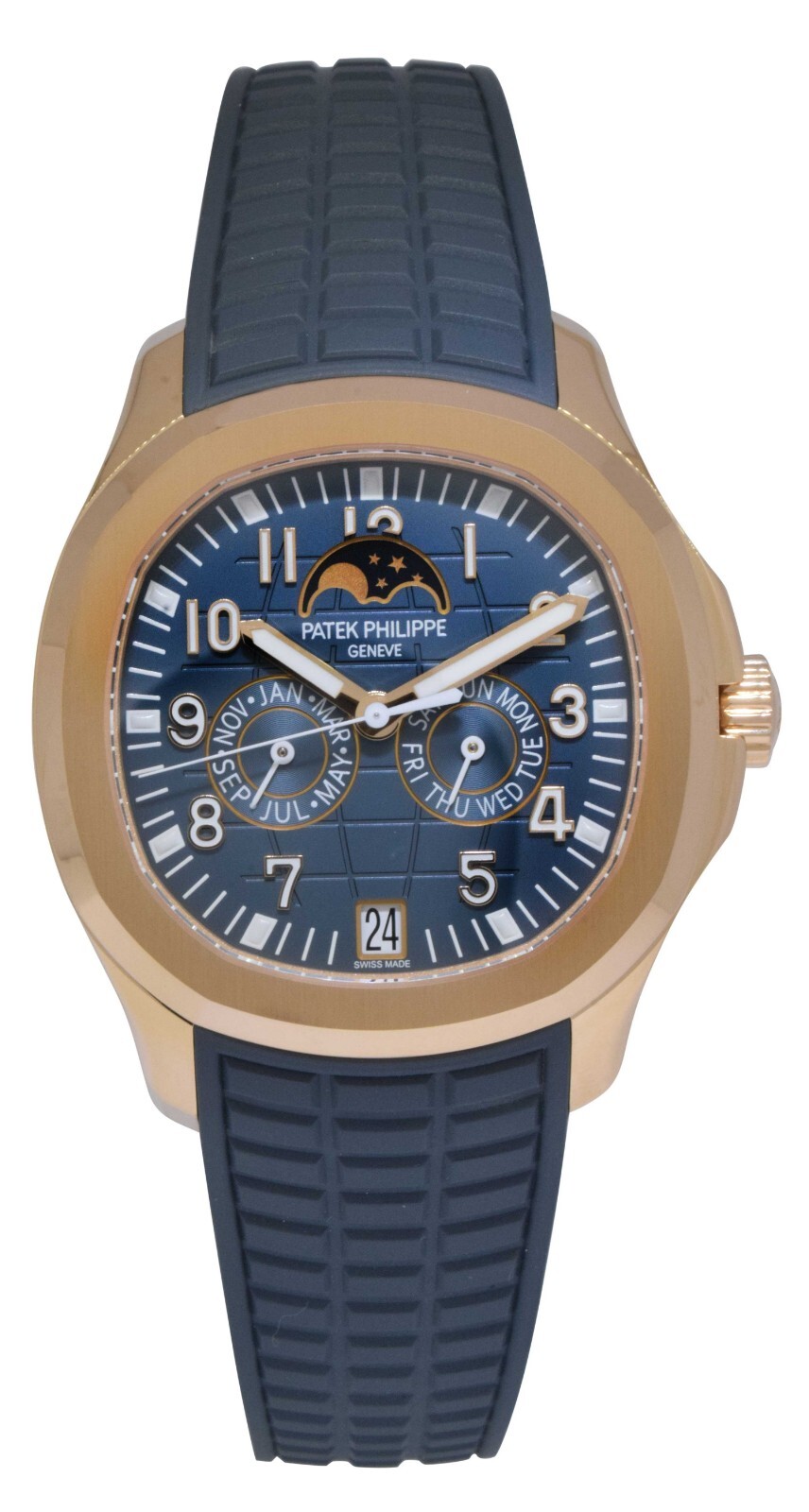 NEW Patek Aquanaut Annual Calendar 18k Rose Gold Watch B/P '23 5261R