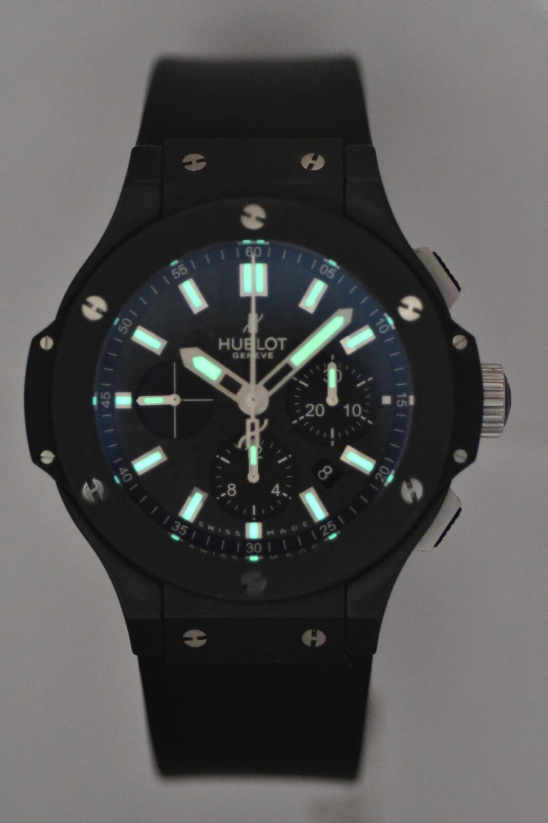Hublot Big Bang Black Magic Chronograph Carbon Fiber 44mm Watch 301.CI.1770.RX