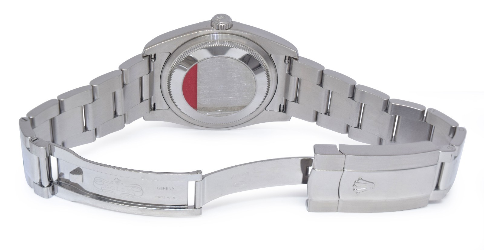 Rolex Datejust Steel Pink Dial Oyster Bracelet 36mm Watch Z 116200