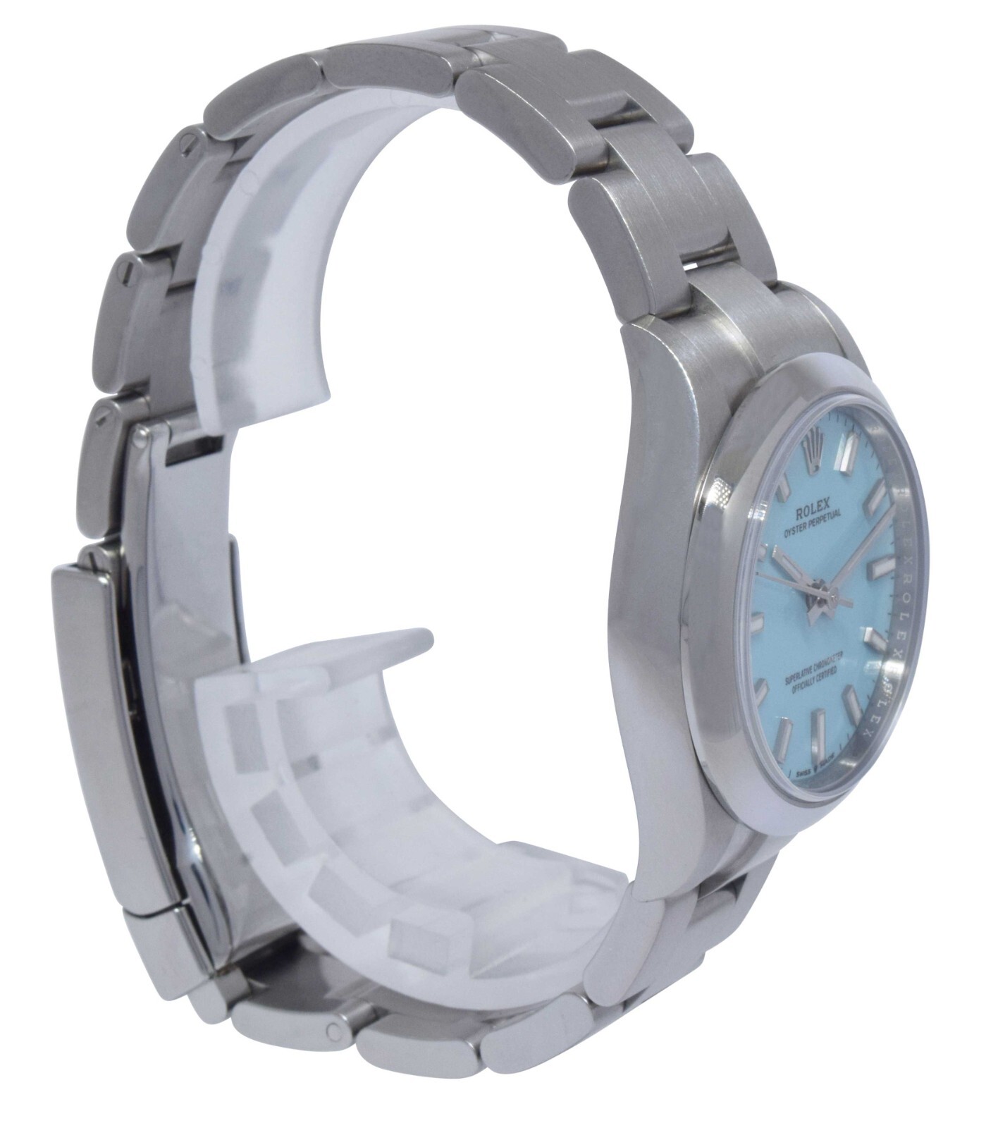 Rolex Oyster Perpetual 31 Steel Turquoise Dial Ladies Watch B/P '22 277200
