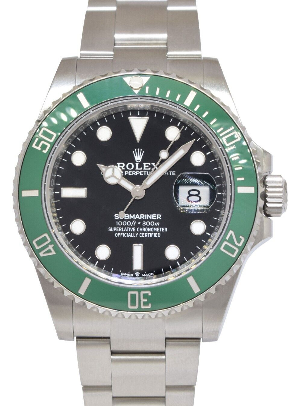 Rolex Submariner Date "Starbucks" Steel Oyster 41mm Watch B/P '21 126610