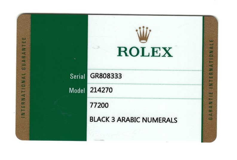 Rolex Explorer Steel Black Dial MK2 Mens 39mm Watch Box/Papers 2018 214270