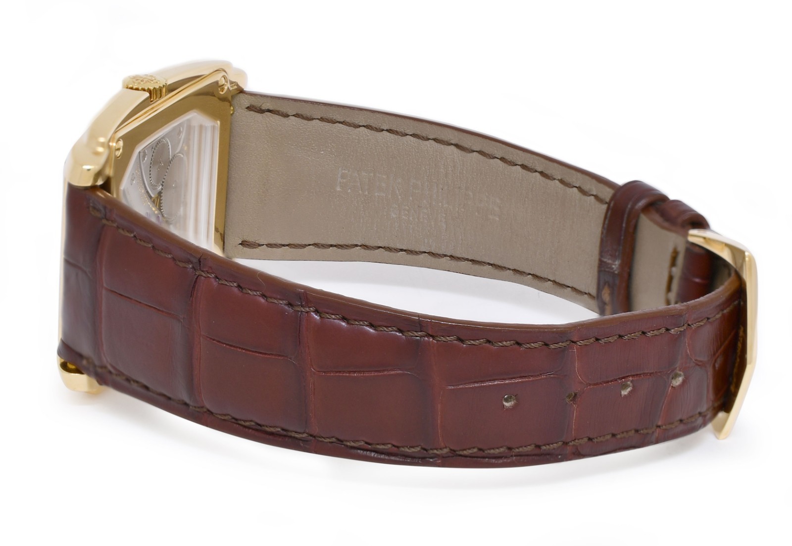 Patek Philippe 5124 Gondolo 18k Yellow Gold Mens Manual Watch 5124J