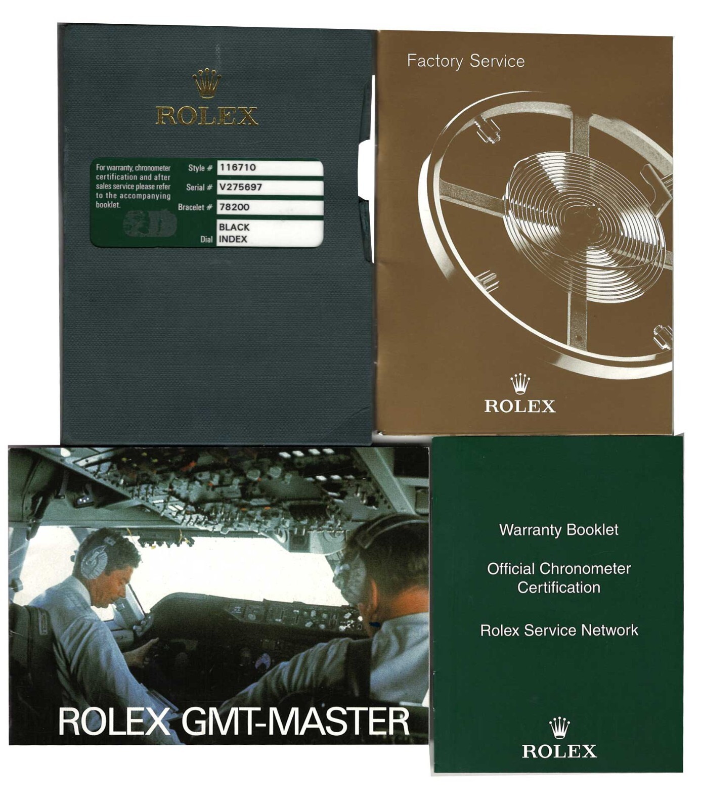 Rolex GMT-Master II Steel Ceramic Black/Green Mens 40mm Watch B/P V 116710