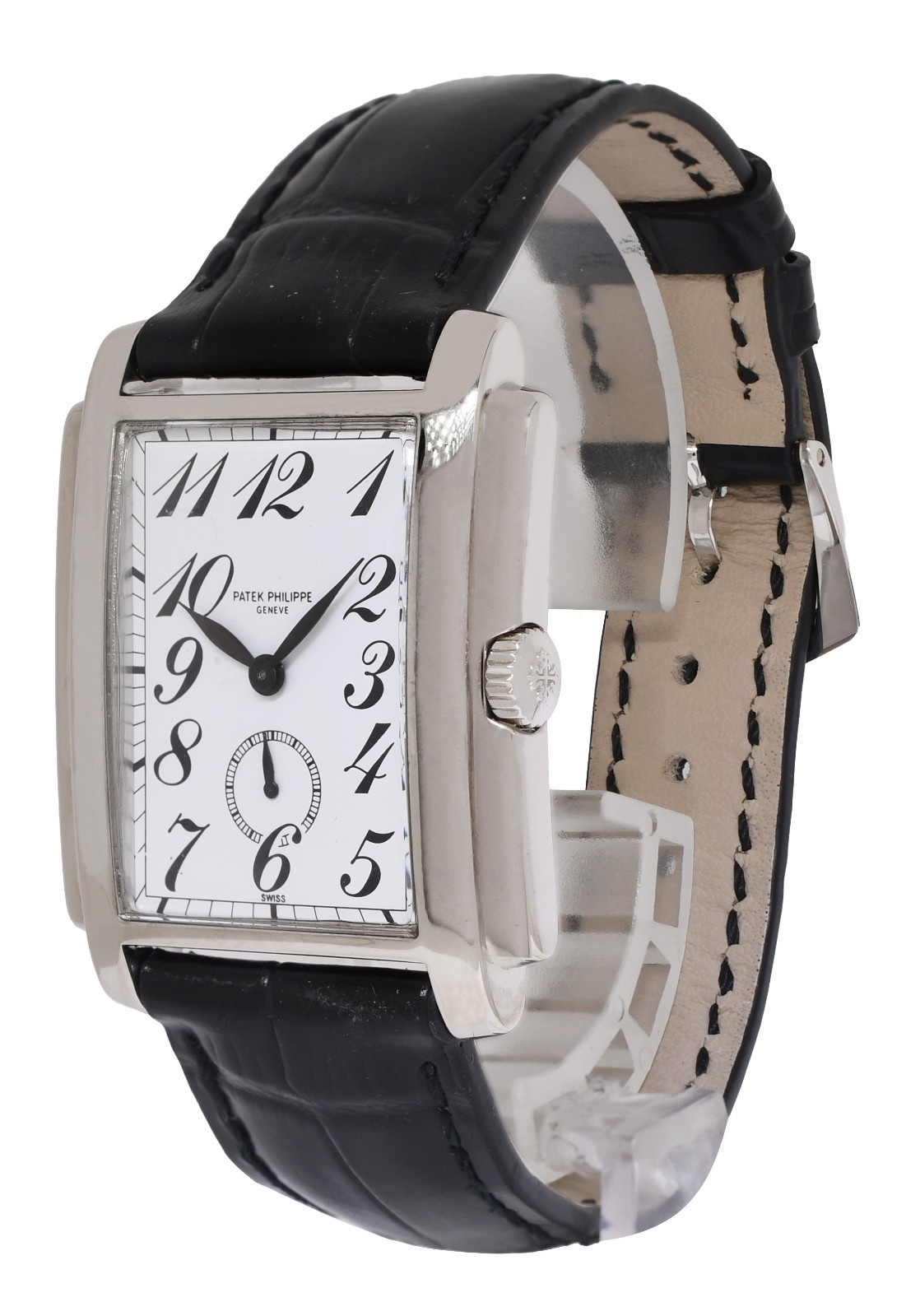 Patek Philippe 5024 Gondolo 18k White Gold Mens Manual Watch 5024G