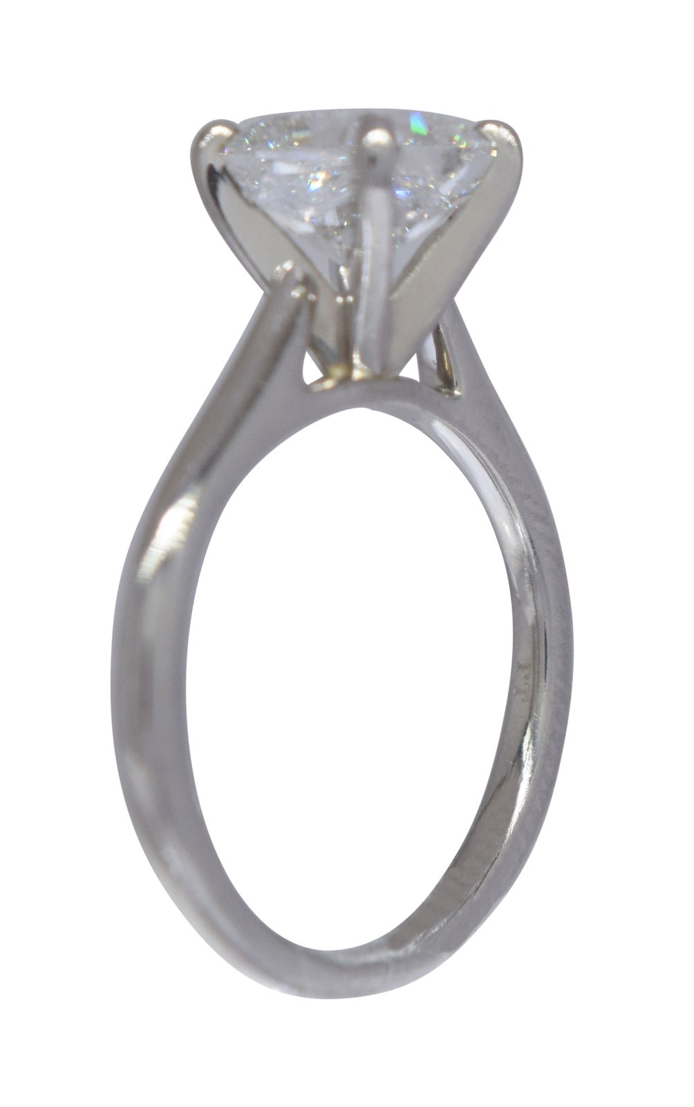 2.07 ct Cushion Cut Diamond Platinum Engagement Ring Size 5.5 + GIA 2.07 ct Cushion Cut Diamond Platinum Engagement Ring Size 5.5 + GIA