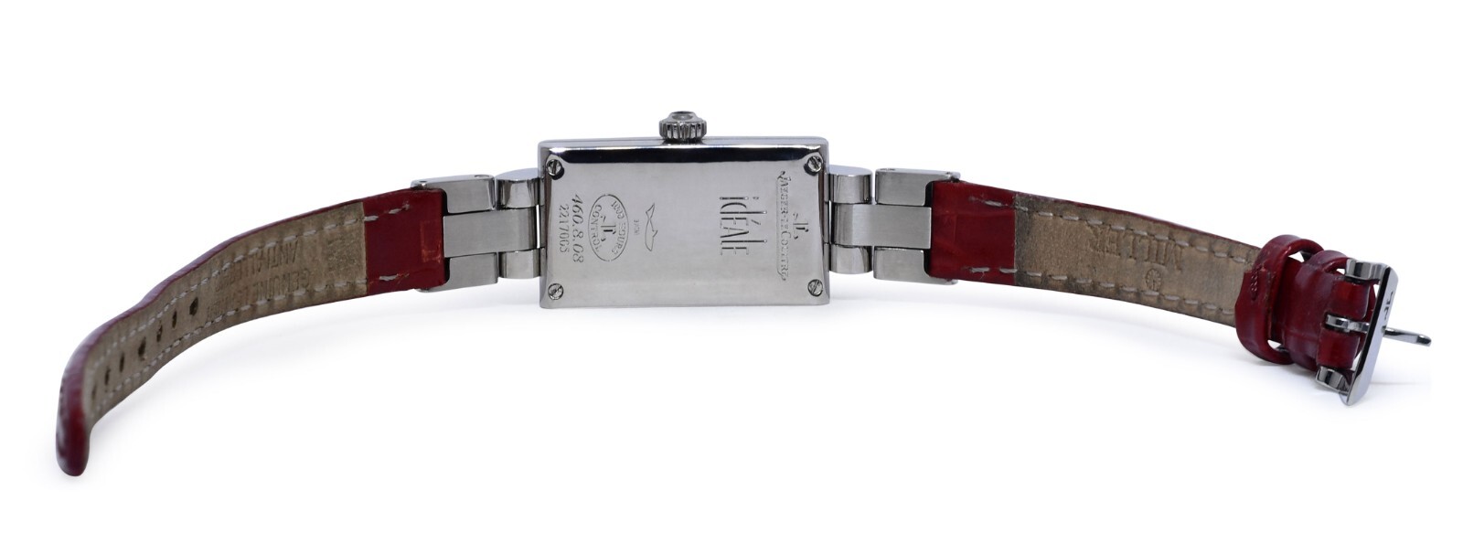Jaeger LeCoultre Ideale Steel MOP Diamond Ladies Quartz Watch Q4608421 460.8.08