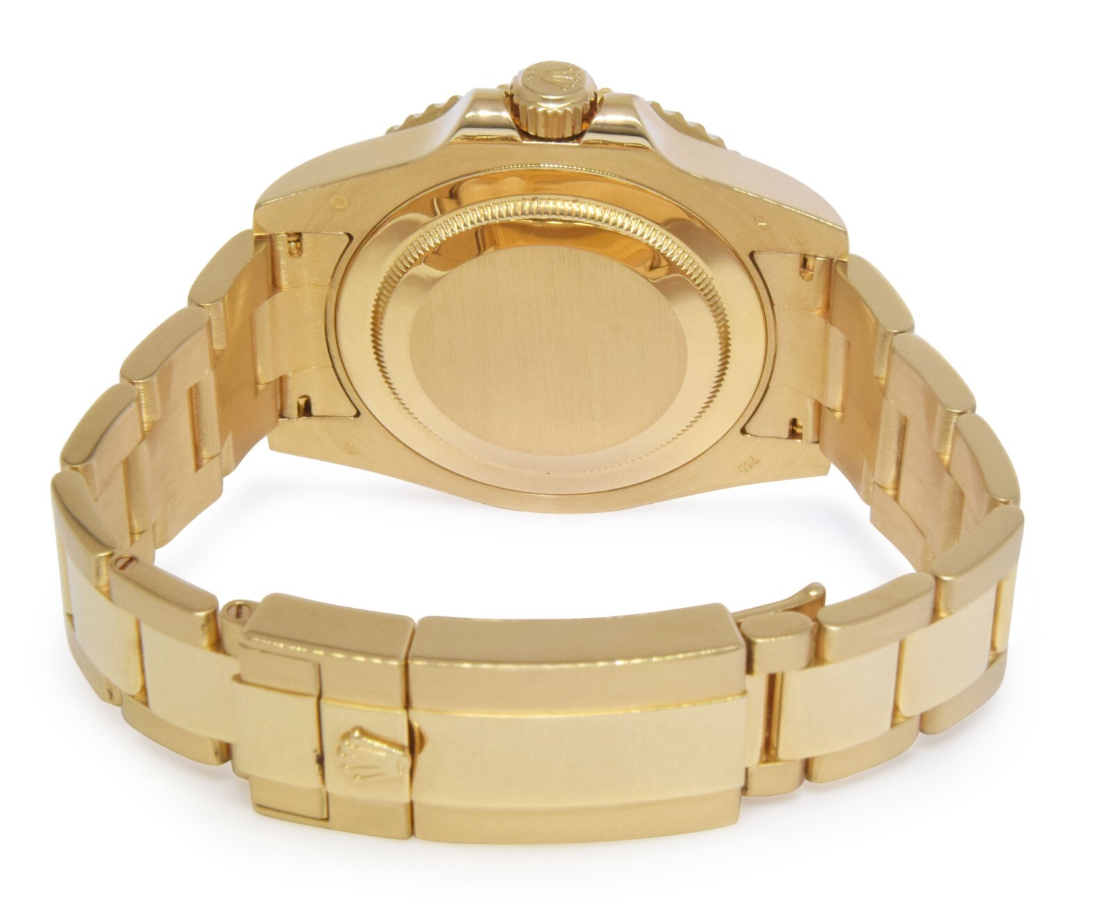Rolex GMT-MASTER II 18k Yellow Gold & Ceramic Green Dial 40mm Watch Z 116718