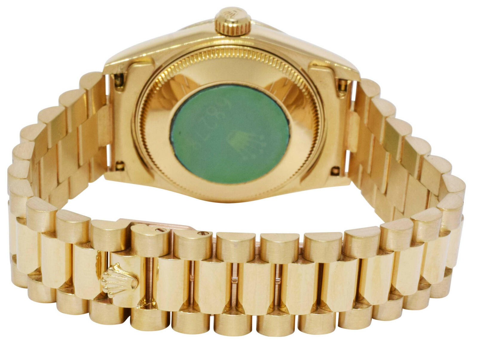 Rolex Datejust President 18k Yellow Gold Jubilee Diamond D/B Ladies 31mm 68278