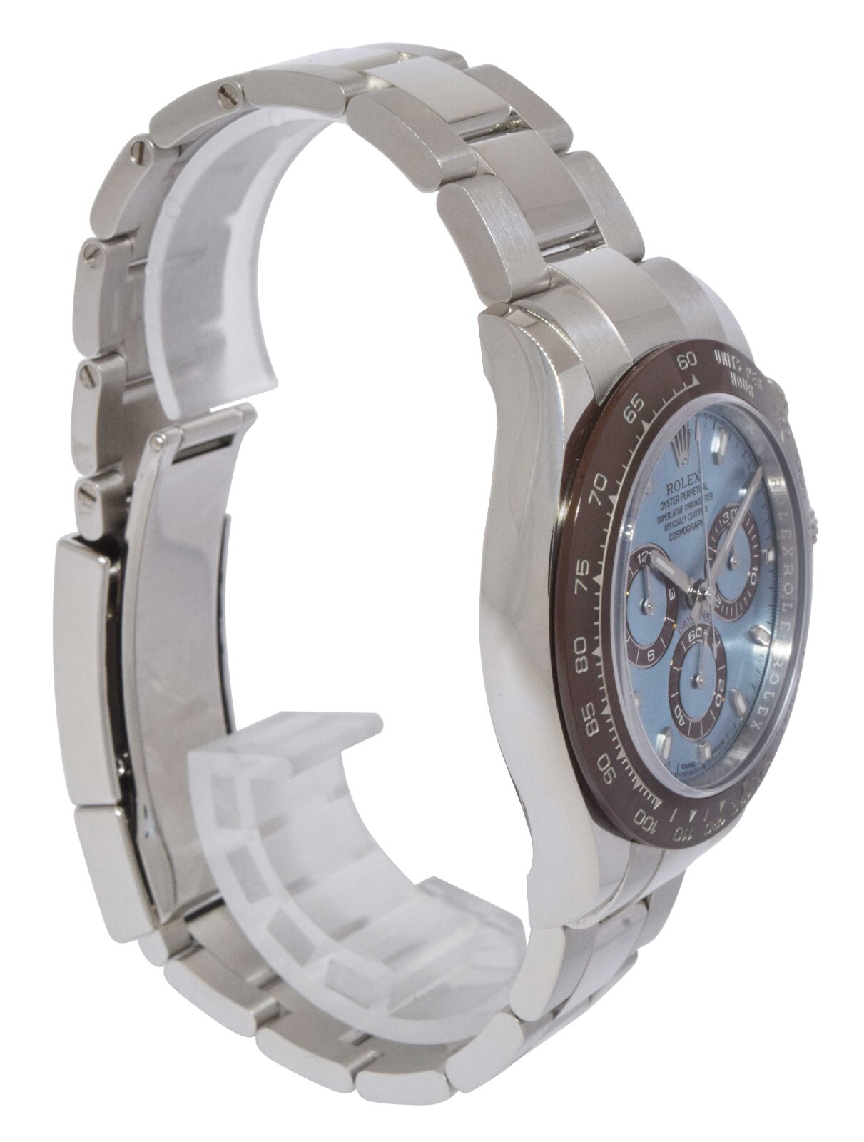Rolex Daytona Chronograph Platinum Ice Blue Dial Watch B/P '23' 116506